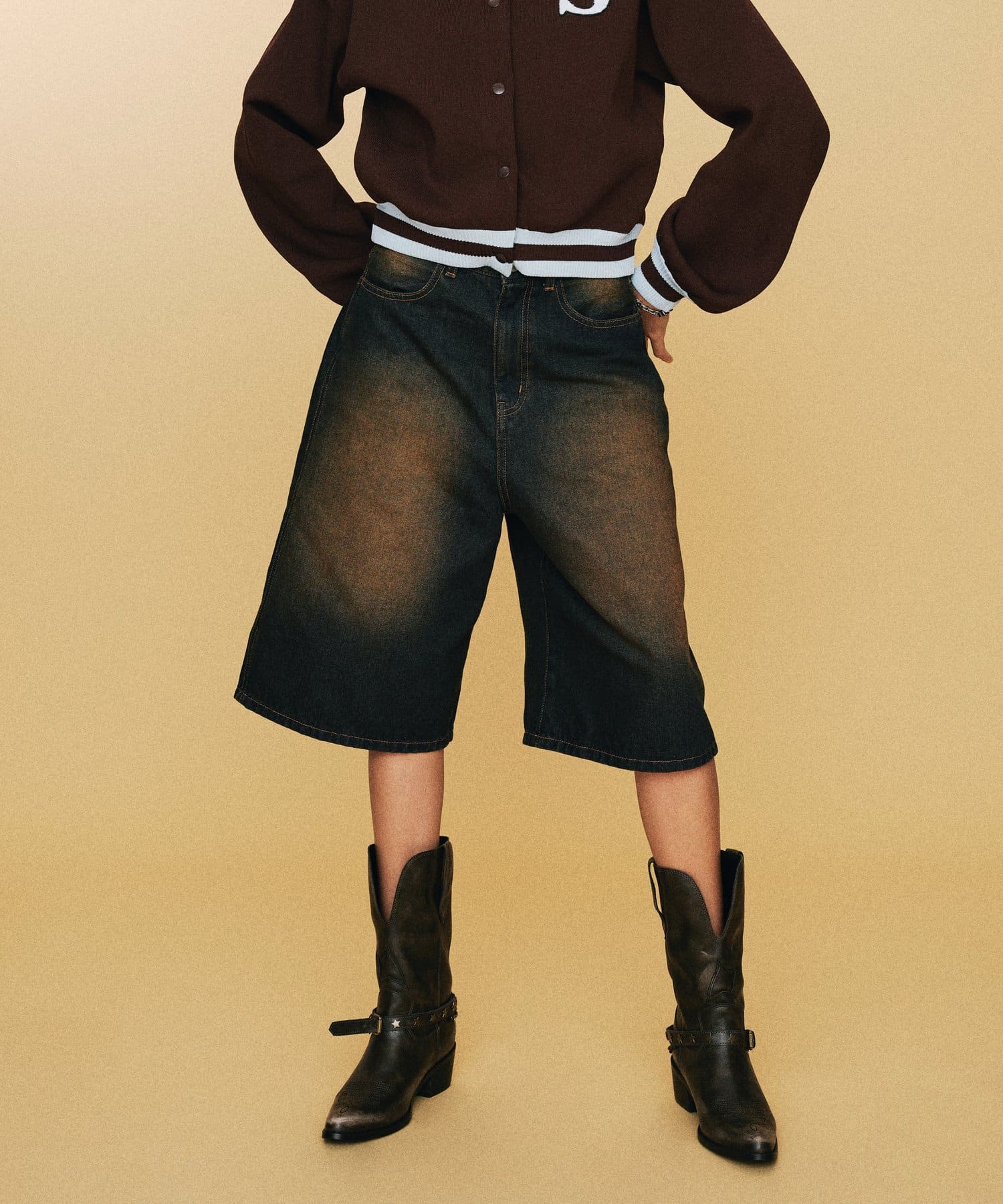 OUTLET(アウトレット) 【WHO'S WHO gallery】PSYENCE FICTIONハーフデニム