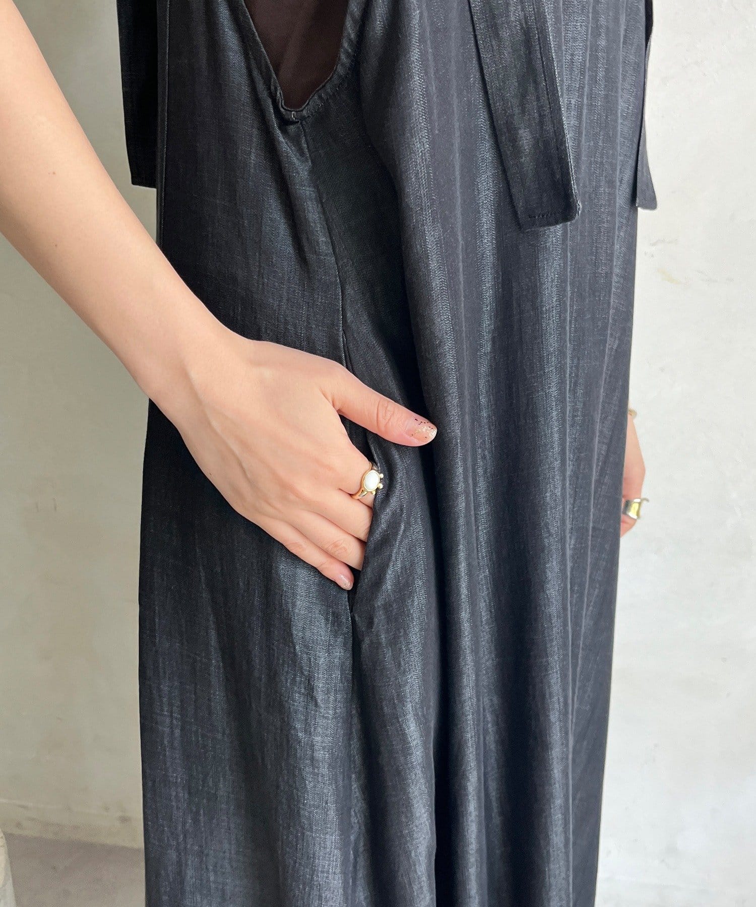 DOUDOU(ドゥドゥ) 【完売カラー再追加！/WEB限定】リヨセルデニム前後2WAYジャンスカ