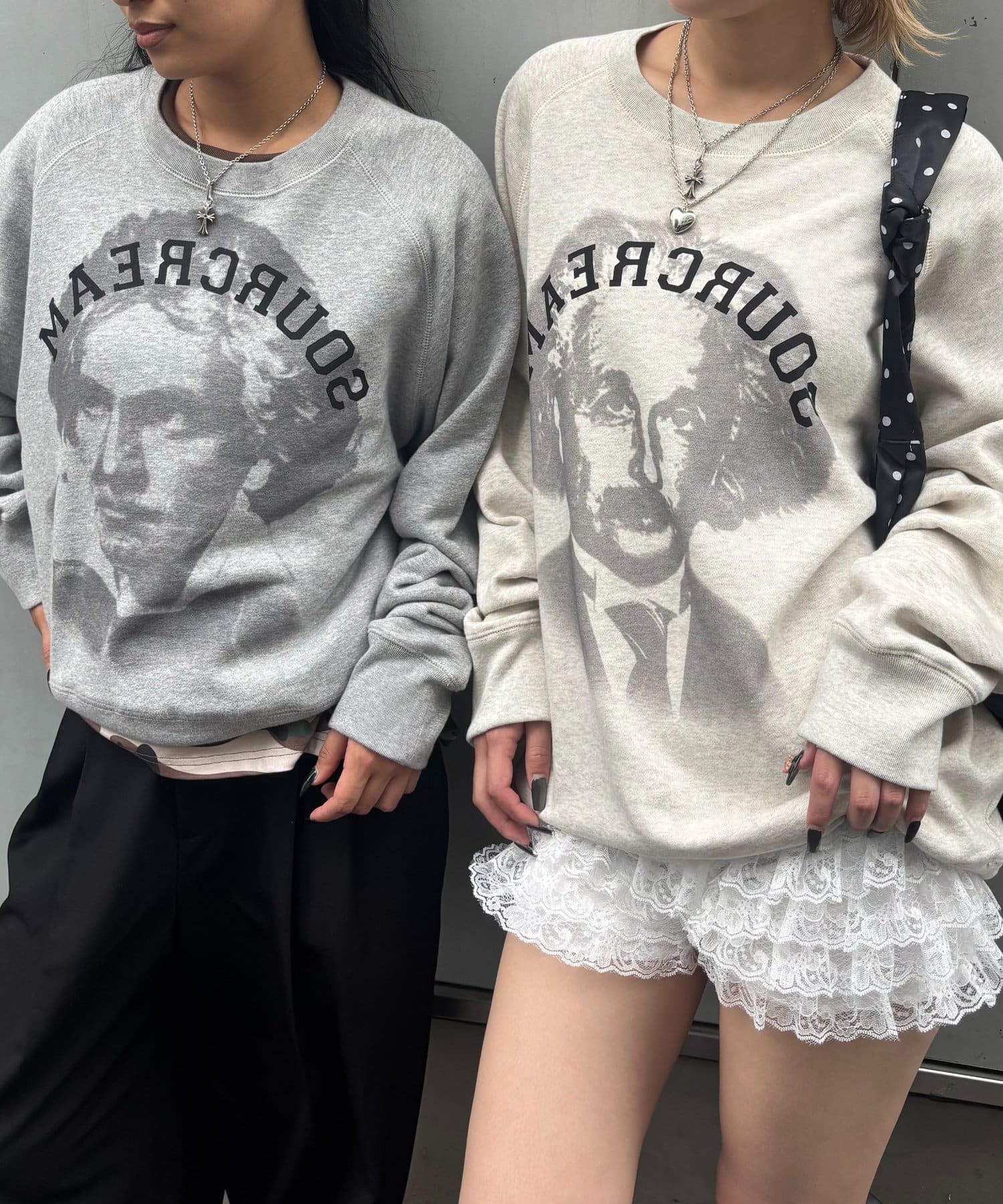 AW先行予約】Sourcream 偉人スウェット | WHO'S WHO gallery