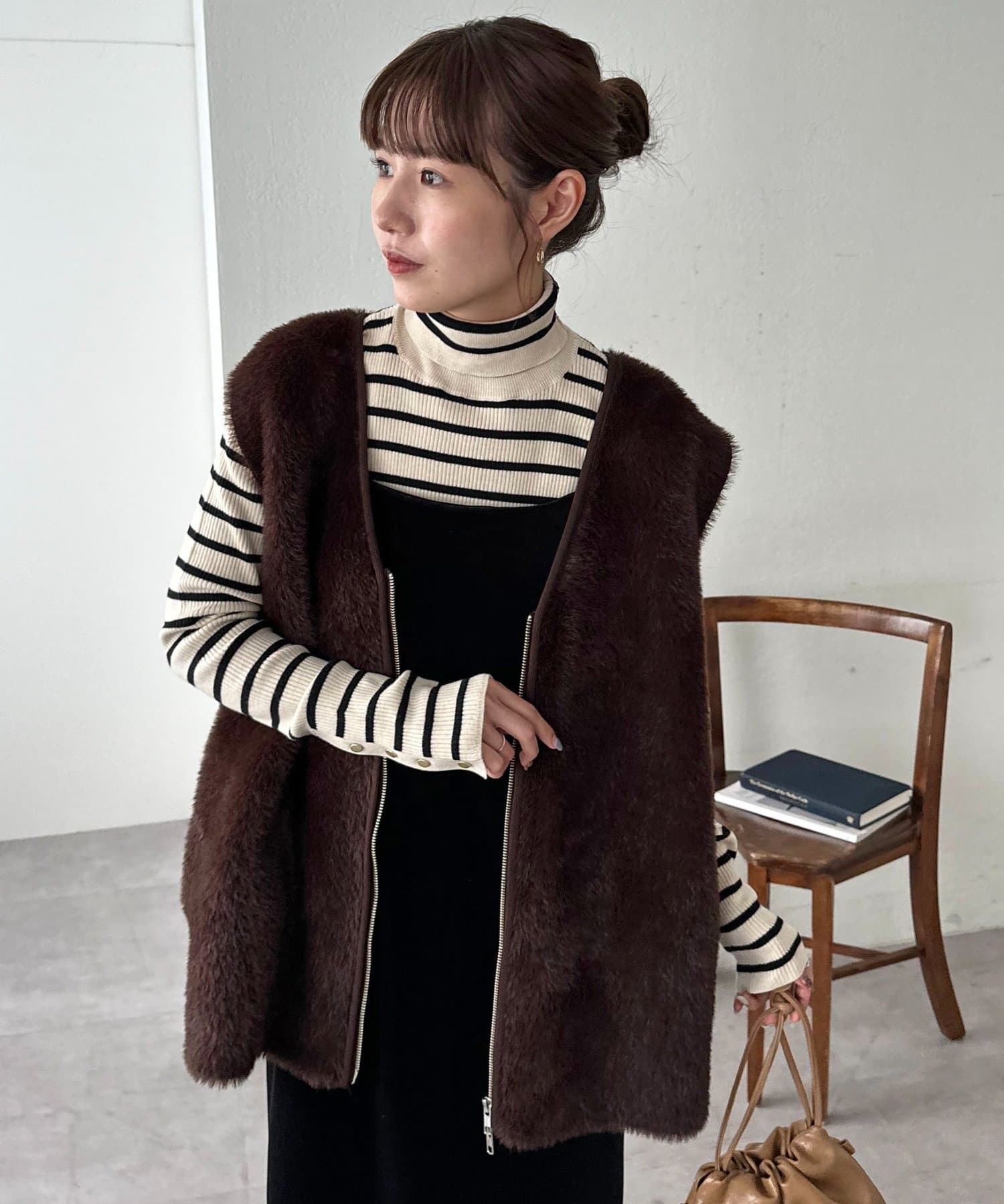 新品 24AW ミンクライクファーベスト 新品 24AW ミンクライクファーベスト - メルカリ