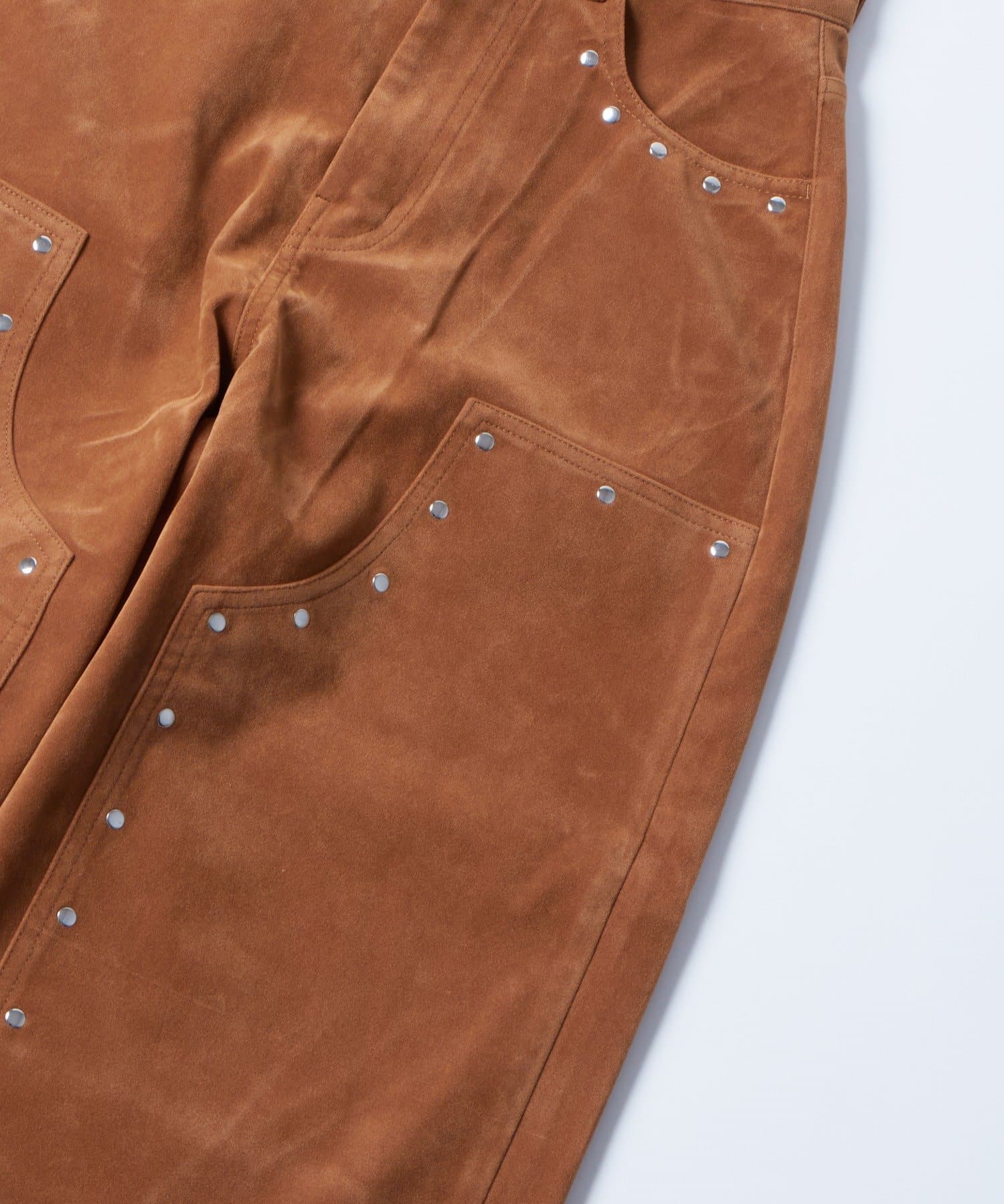 WHO’S WHO gallery(フーズフーギャラリー) スウェードダブルニーパンツ