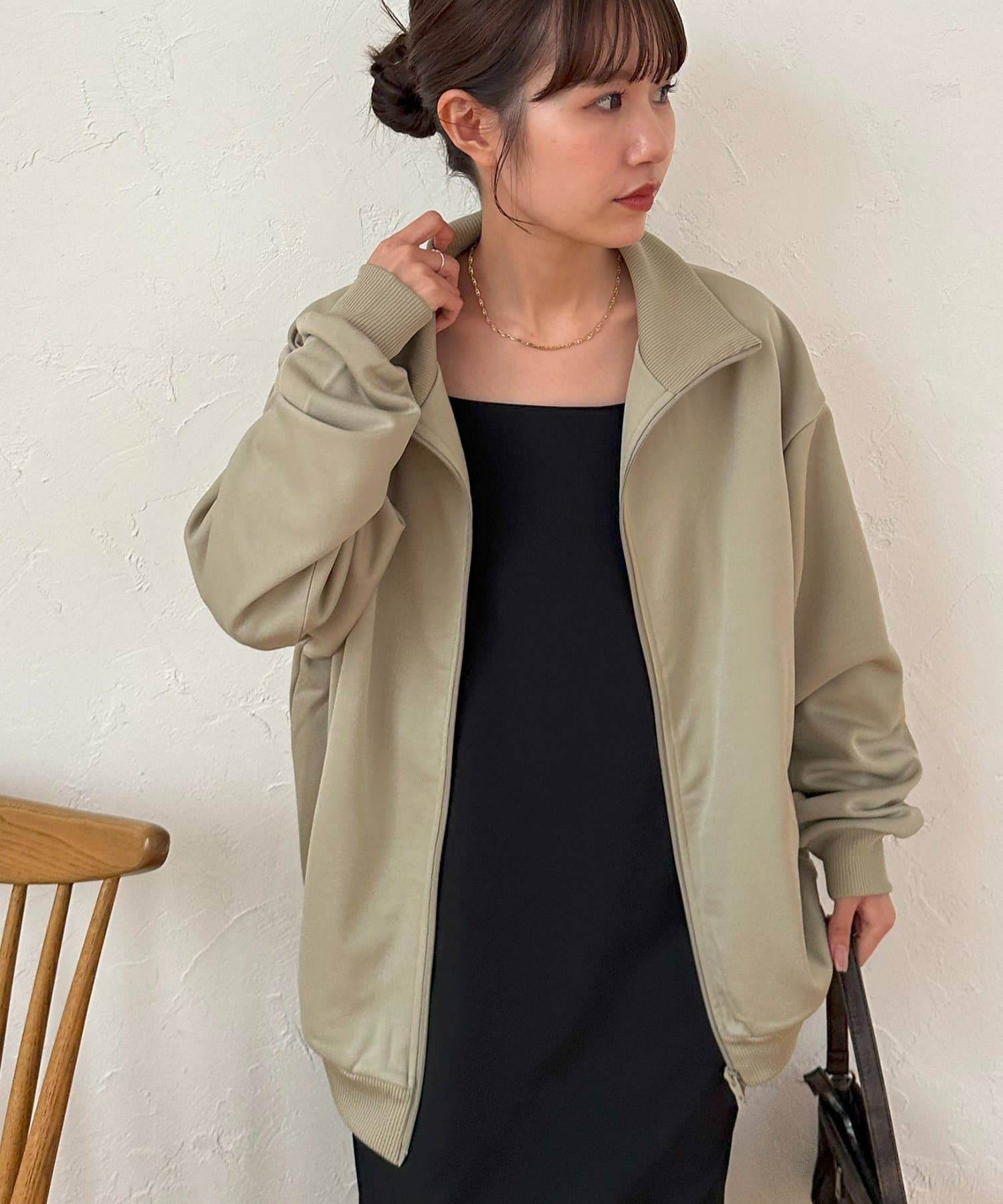 Discoatユニセックスナイロントラックジャケット Discoatユニセックスナイロントラックジャケット DISCOAT