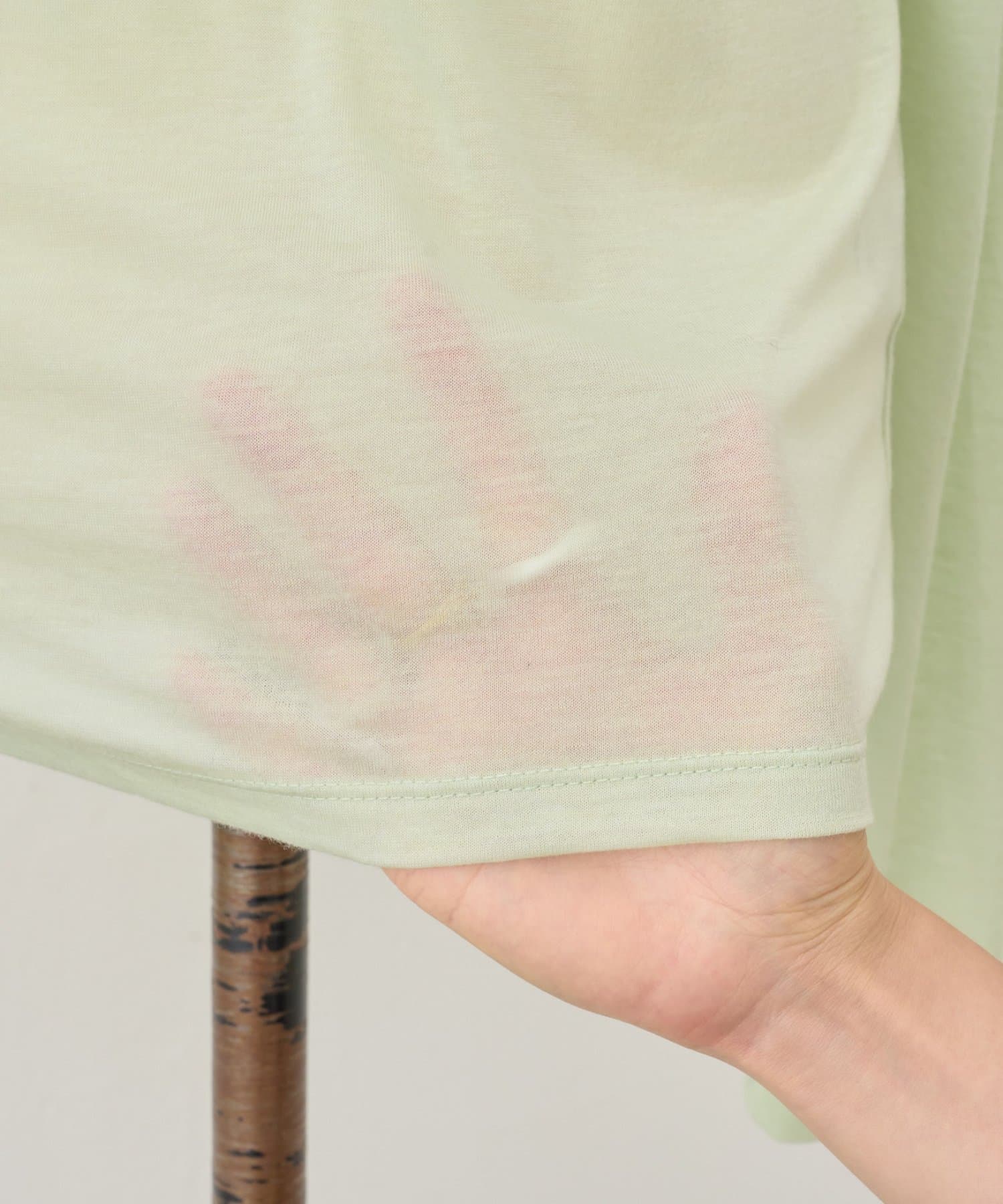 BEARDSLEY(ビアズリー) 《LEVAR》ウール混シアーカットソー(ミント)