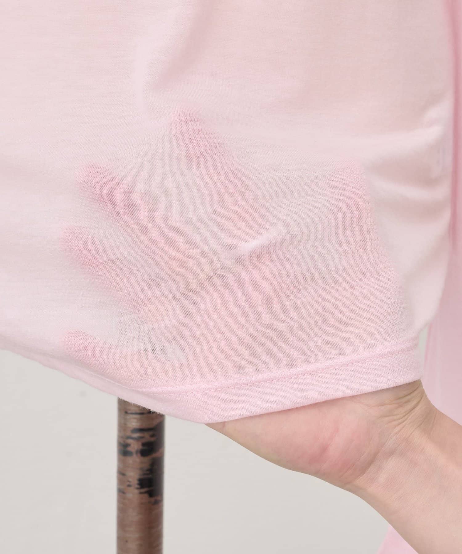 BEARDSLEY(ビアズリー) 《LEVAR》ウール混シアーカットソー(ピンク)