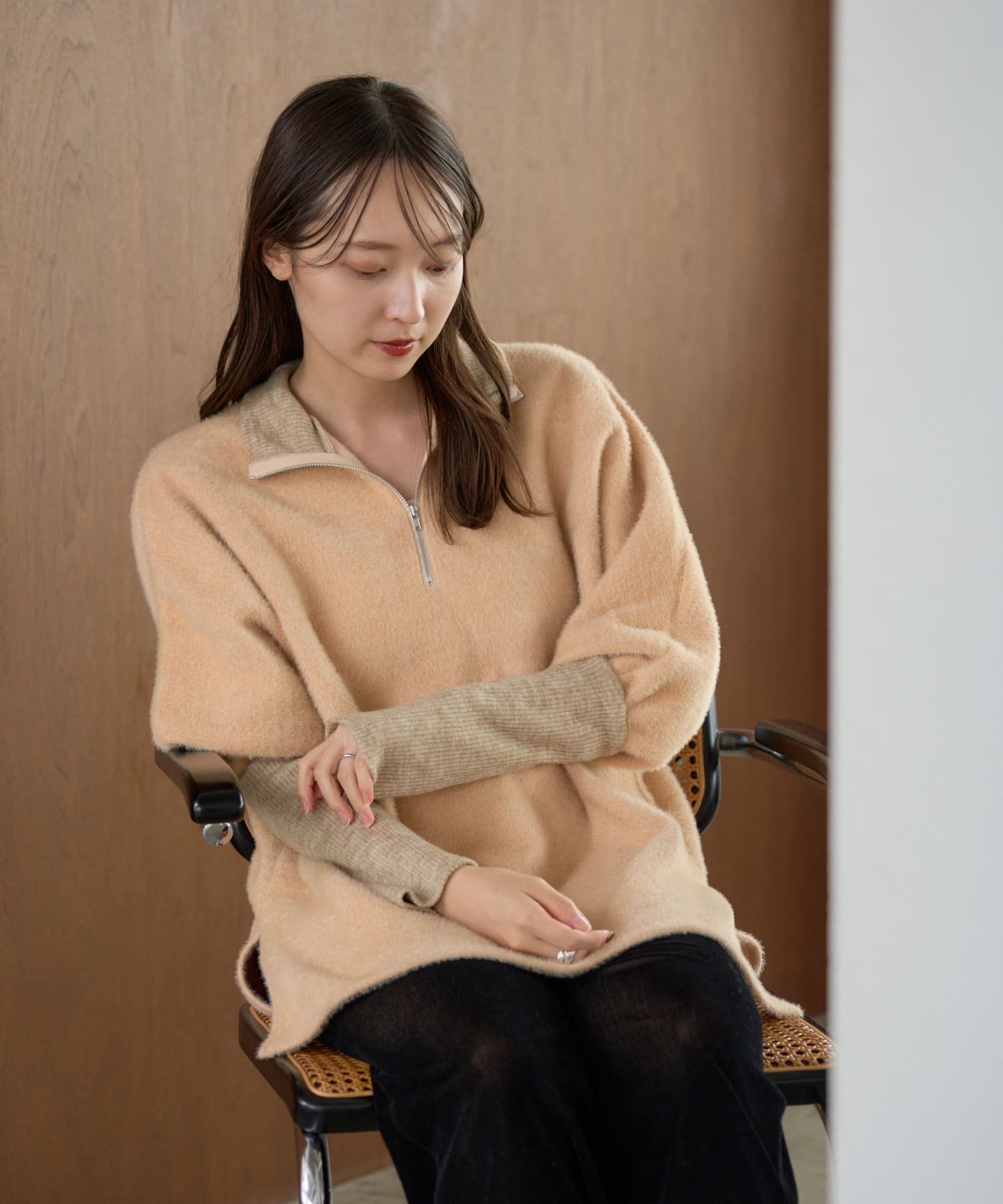 kastane シャギーコート Kastane（カスタネ）の「シャギーコート（その他アウター）」 - WEAR