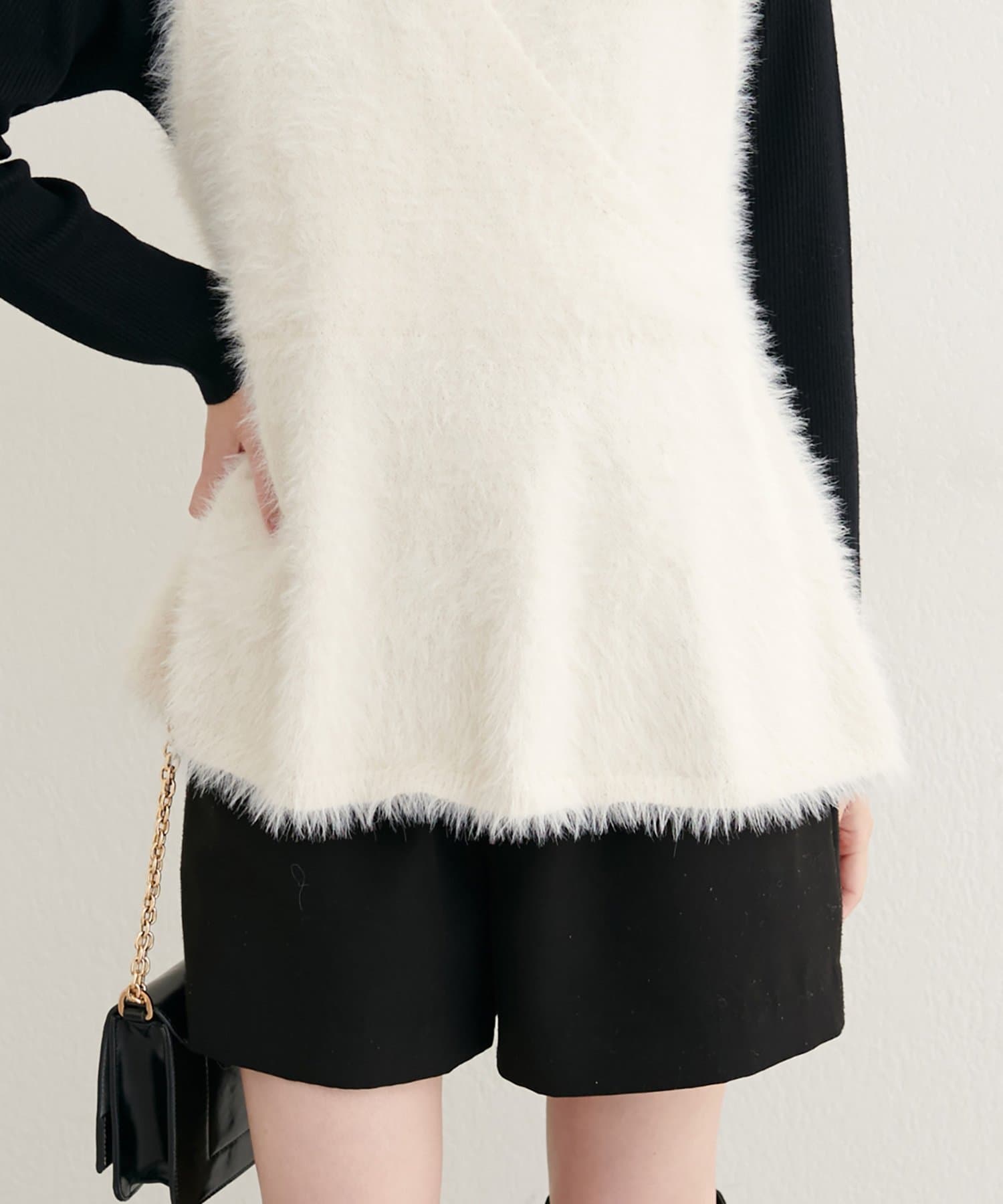natural couture(ナチュラルクチュール) WEB限定／【canami】プリーツショートパンツ