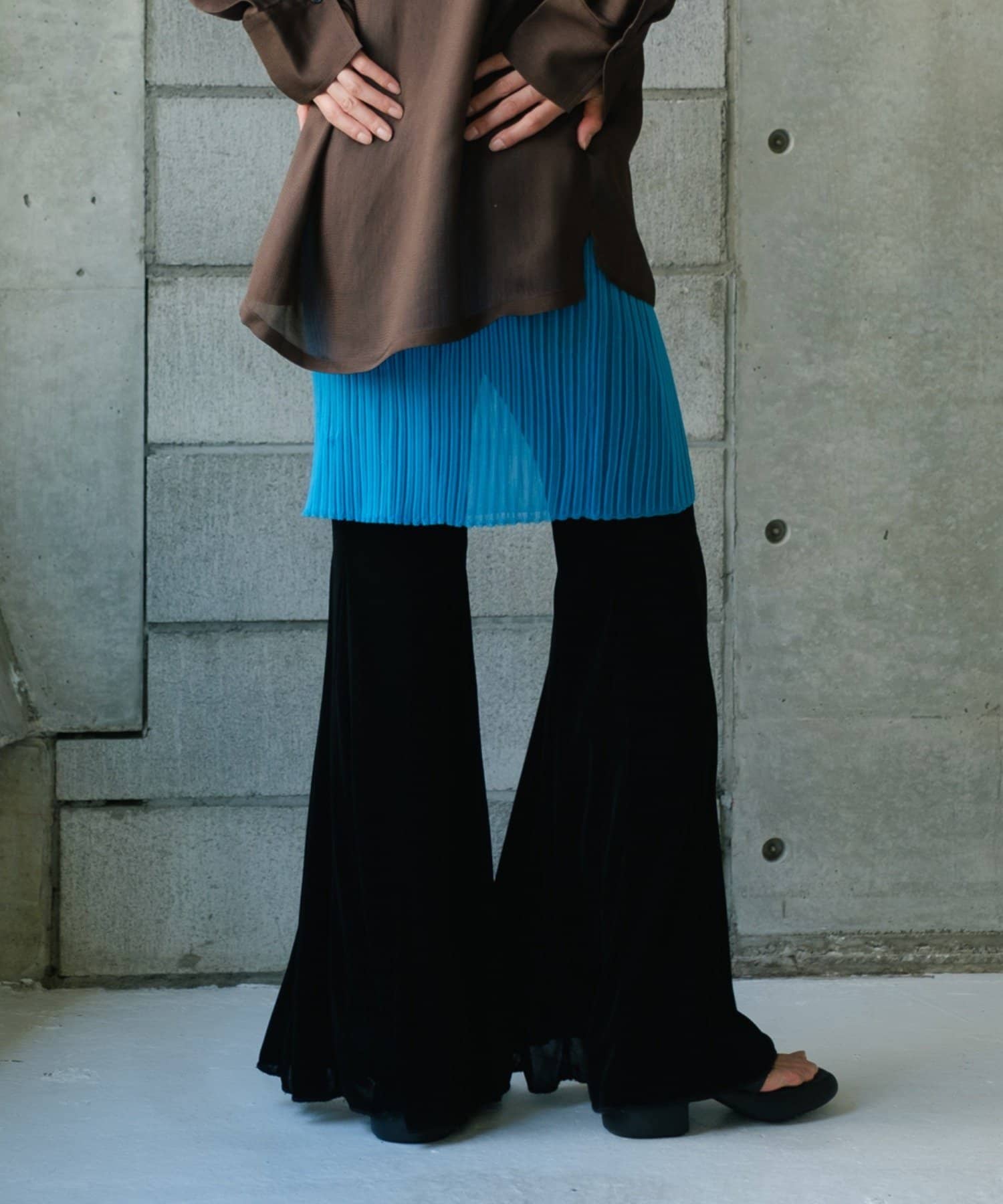 レッグウェア pasterip sheer rib flared leggings Sheer rib flared leggings | Pasterip(パセリ)レディース | PAL