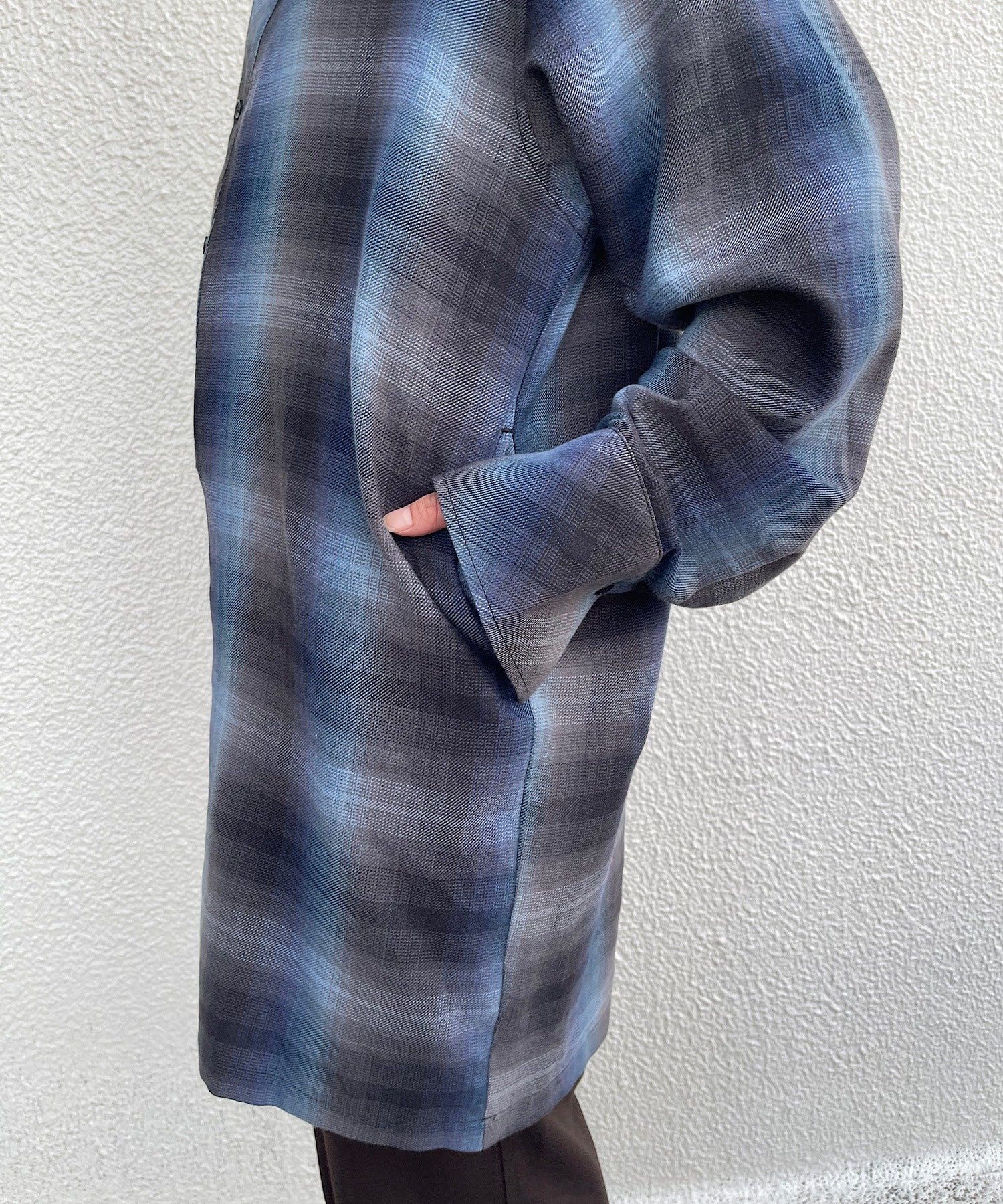 Pasterip(パセリ) Unisex pullover check shirt