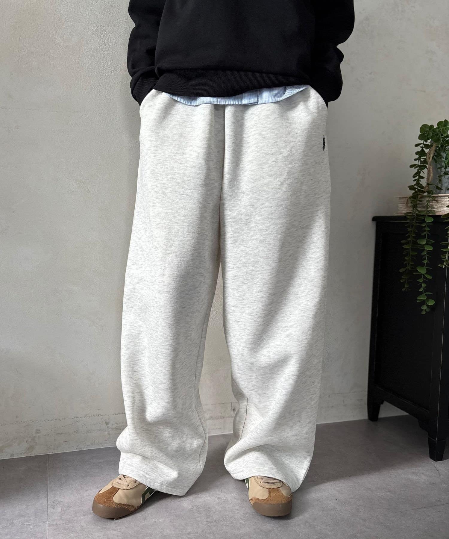 LOCUST(ローカスト) 【U.S.POLO ASSN.】スウェットワイドパンツ