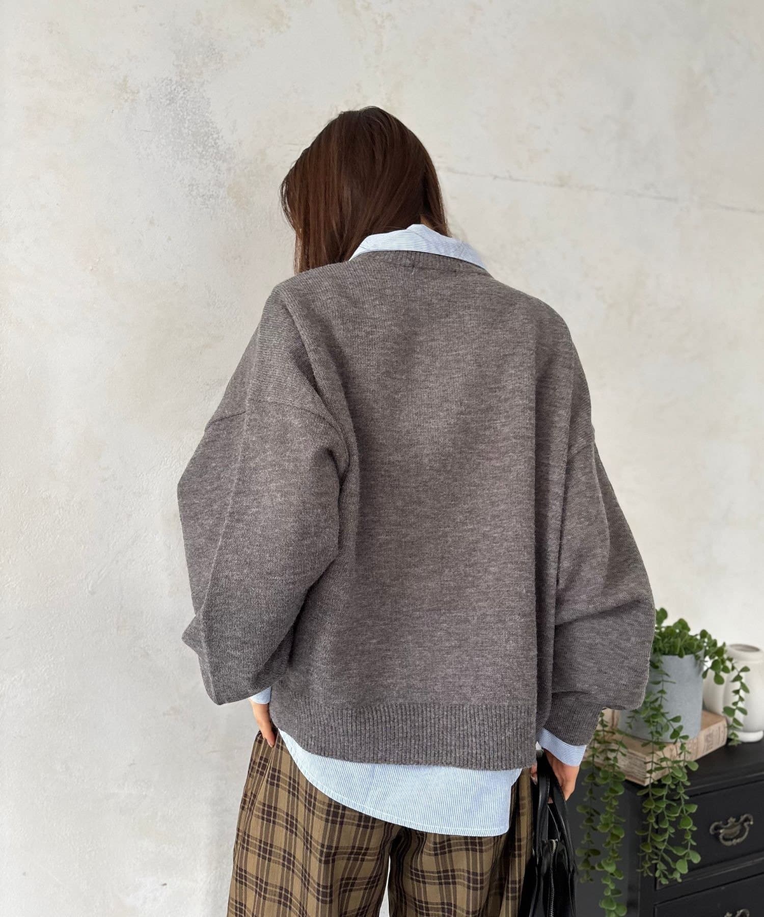 LOCUST(ローカスト) 【U.S.POLO ASSN.】 チェーン刺繍ニットプルオーバー