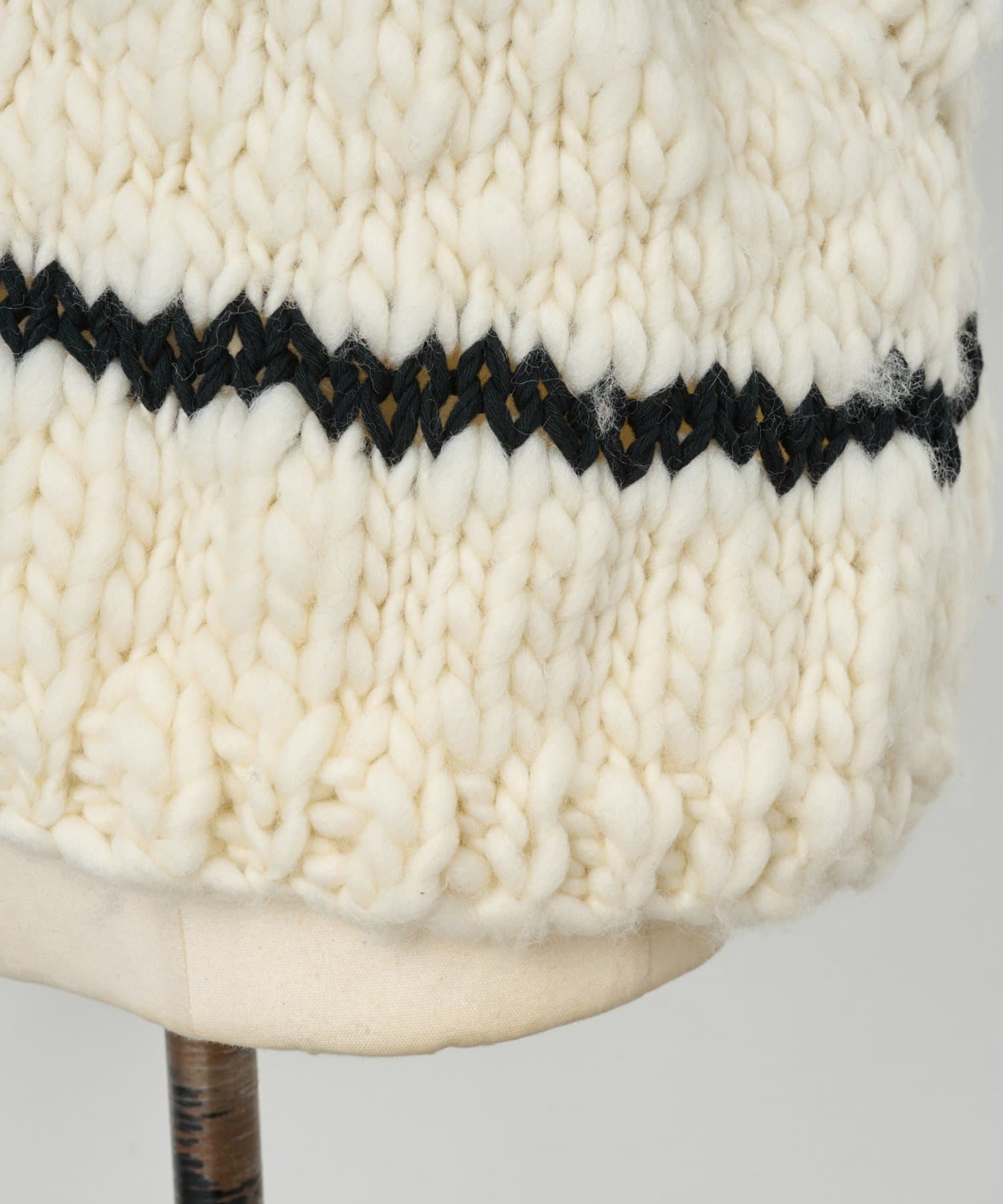 BEARDSLEY(ビアズリー) 《15 quinze》ロービングボーダー前後ニット