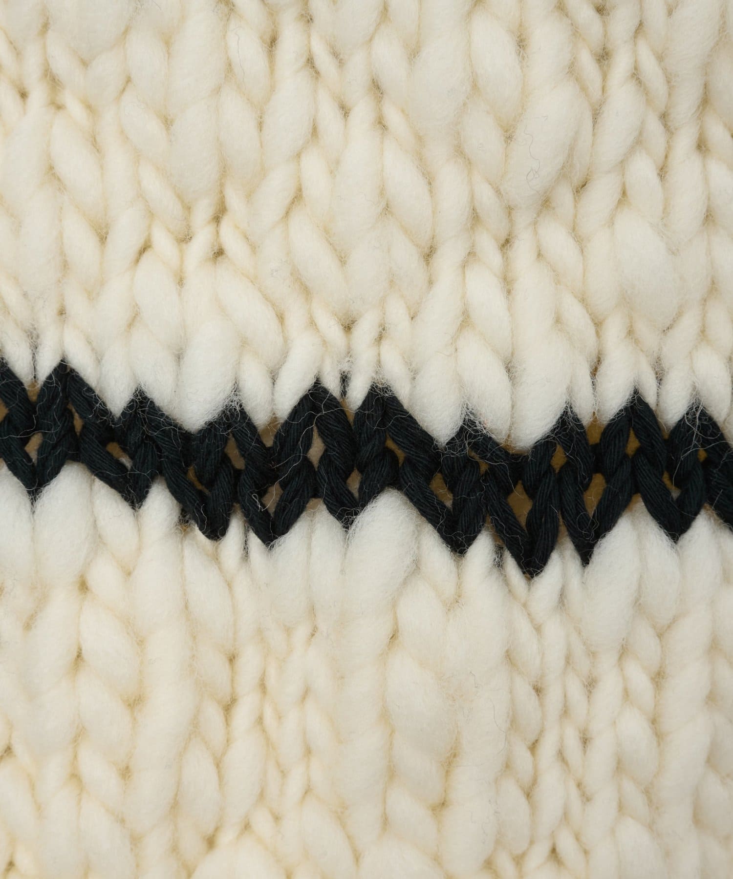 BEARDSLEY(ビアズリー) 《15 quinze》ロービングボーダー前後ニット