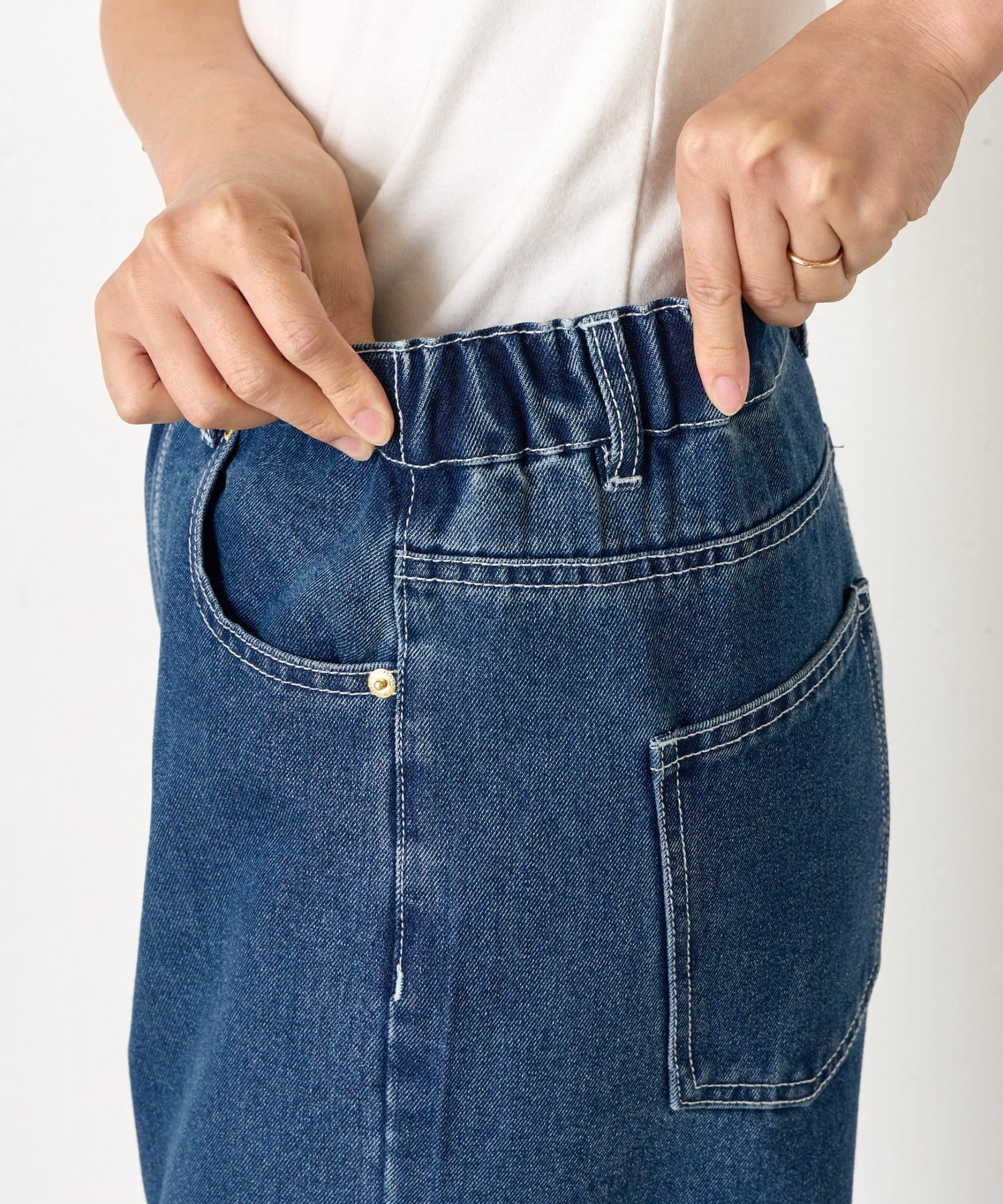 Jena　espace merveilleux(ジェナ　エスパスメルヴェイユ) 【WEB限定/サイズ展開あり】【新色登場】ストレートデニムパンツ