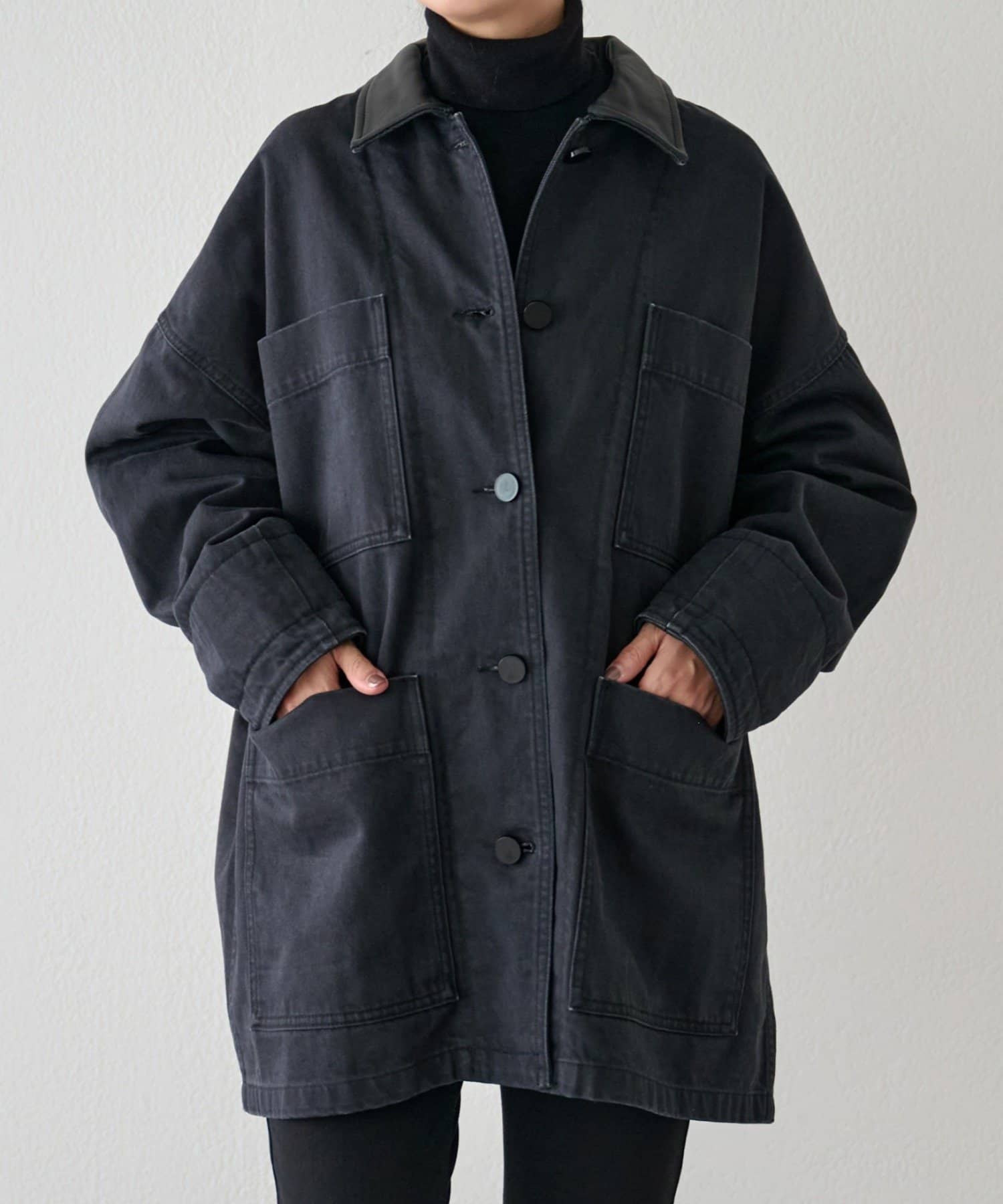15 quinze》レザーコンビワークジャケット | BEARDSLEY