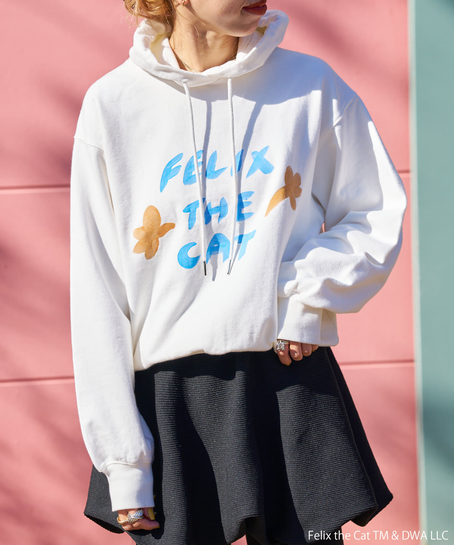 フェリックスザキャット パーカー フーディー グレー Kastane カスタネ Kastane】FELIX THE CAT / コラボフーディー | OUTLET