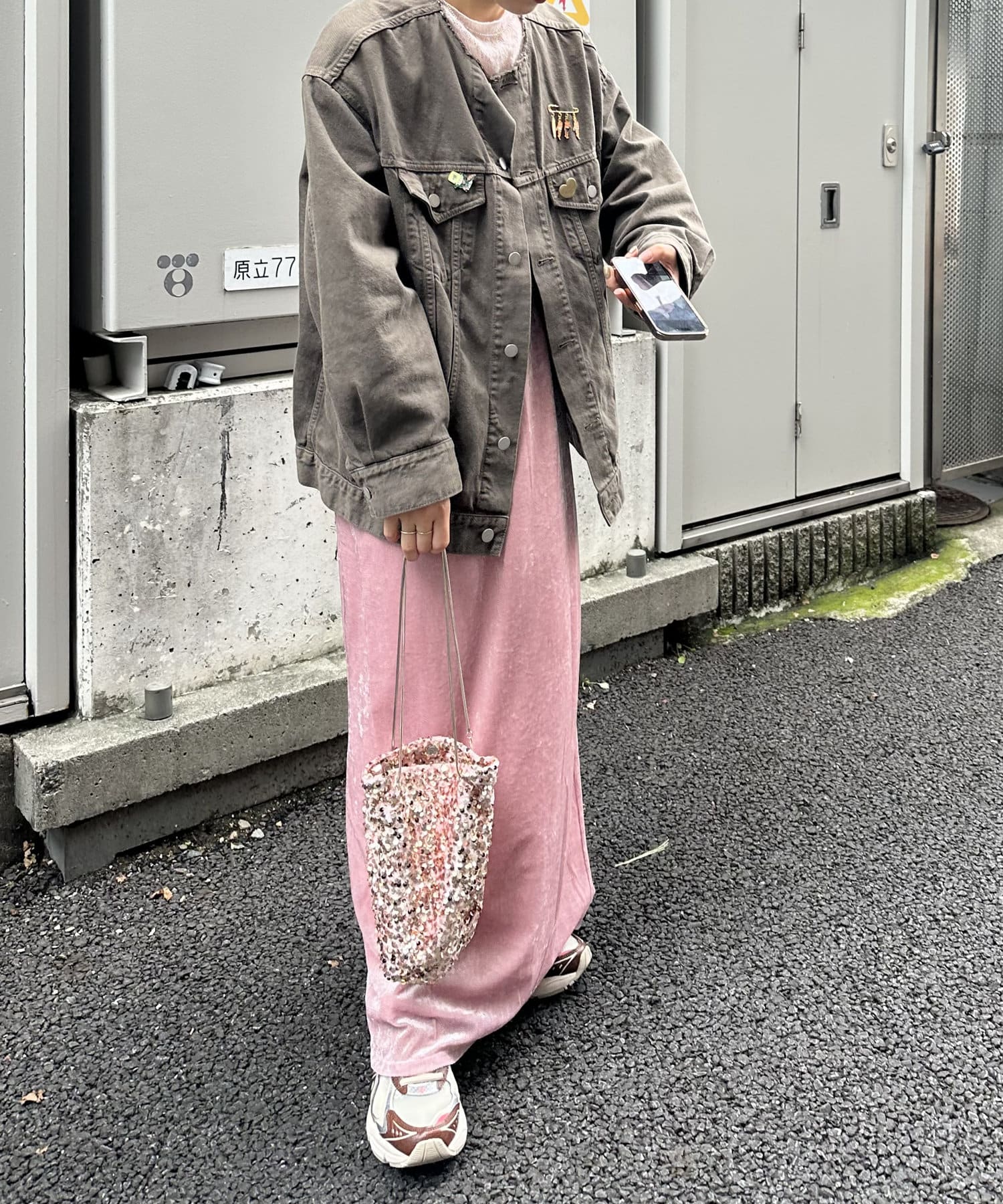 mystic】シャイニーベロアスカート | OUTLET(アウトレット)レディース