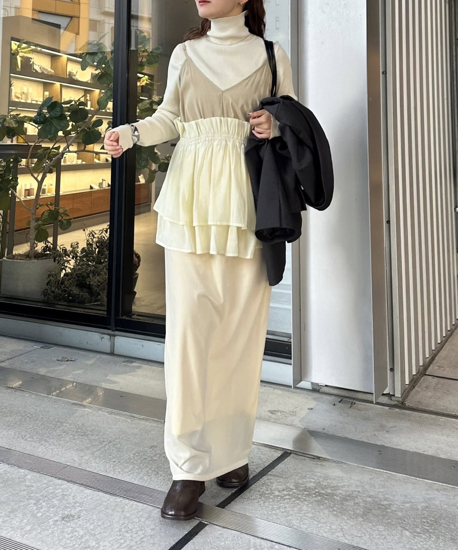 OUTLET(アウトレット) 【mystic】ベロアナロースカート