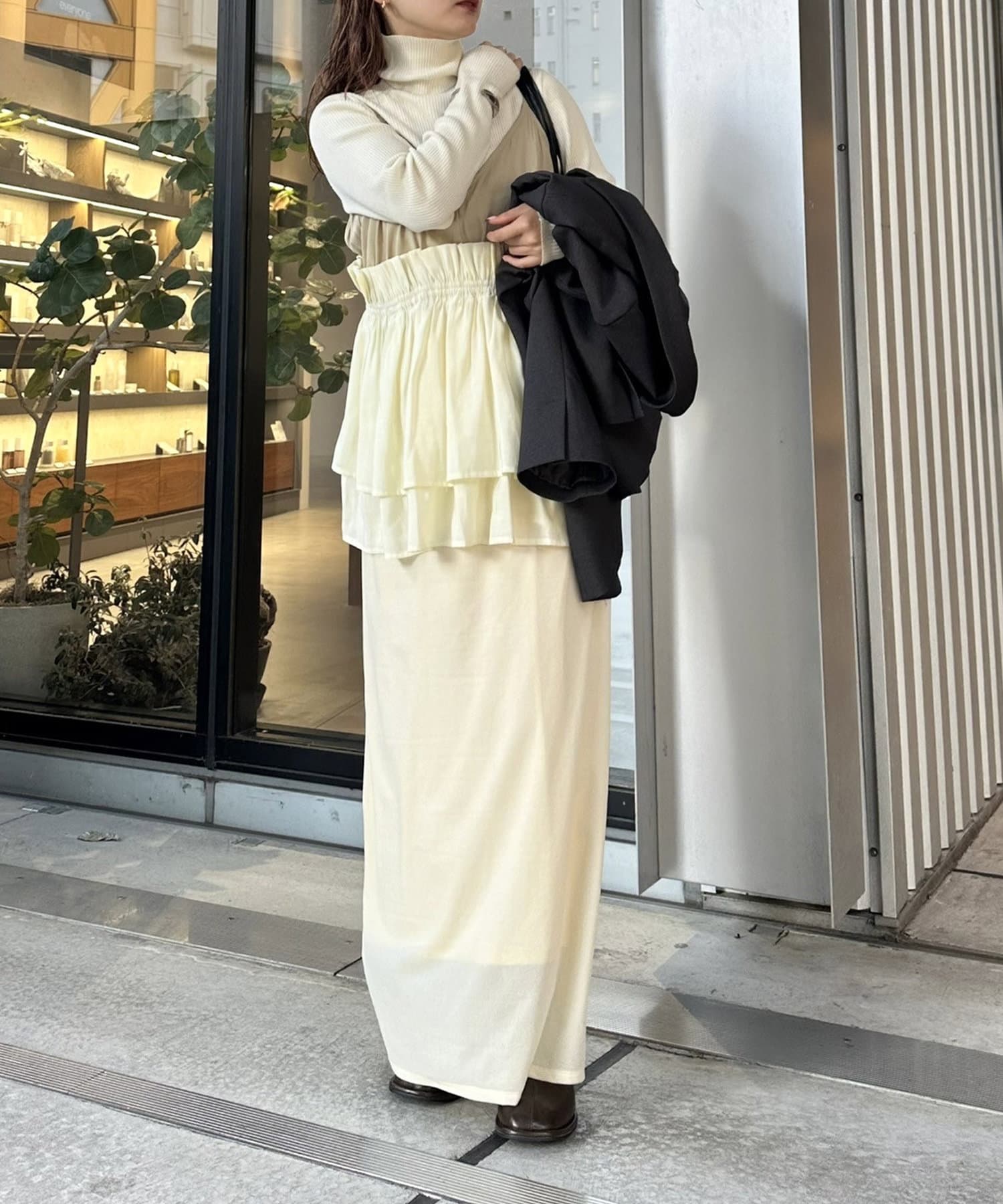 OUTLET(アウトレット) 【mystic】ベロアナロースカート