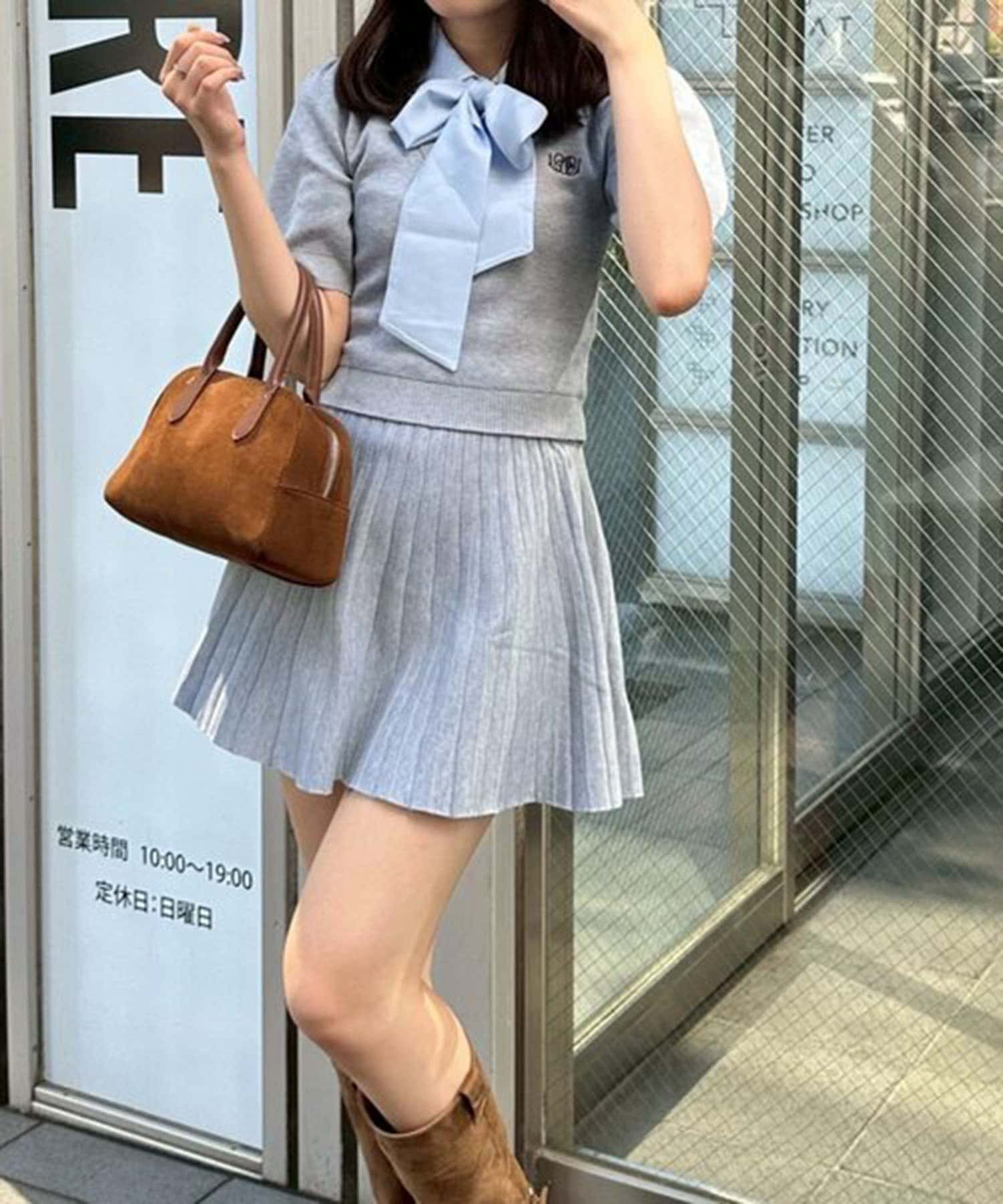 OLIVE des OLIVE ボウタイドッキングワンピ 3WAY/着痩せ◎】ボウタイドッキングワンピ | OLIVE des OLIVE
