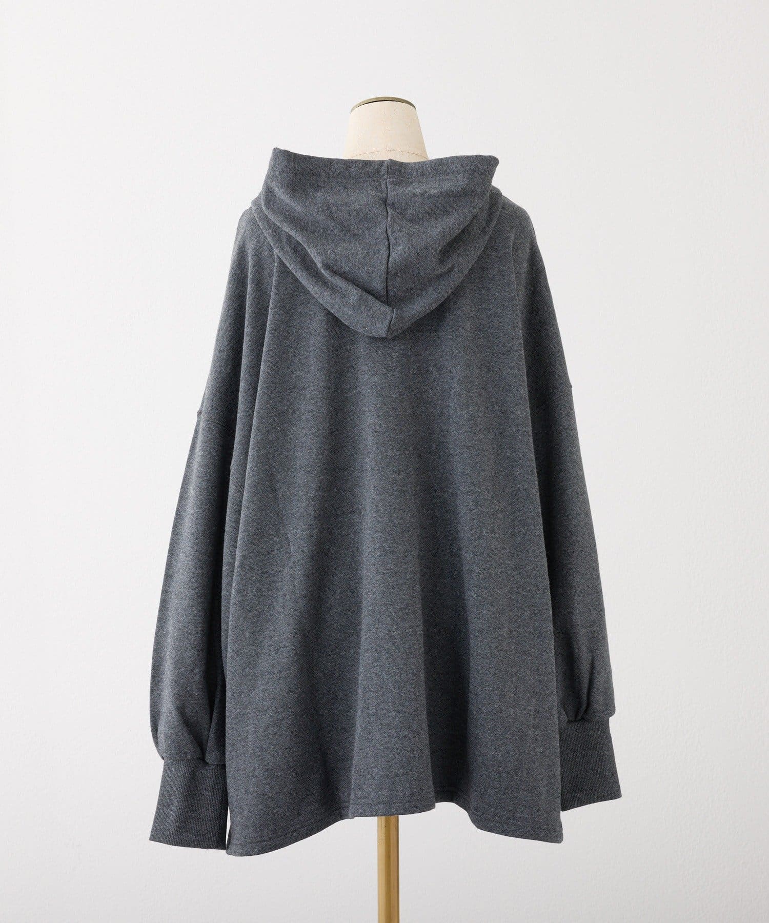 one after another NICE CLAUP(ワンアフターアナザー ナイスクラップ) 【WEB限定】ビッグシルエットジップパーカー／裏毛