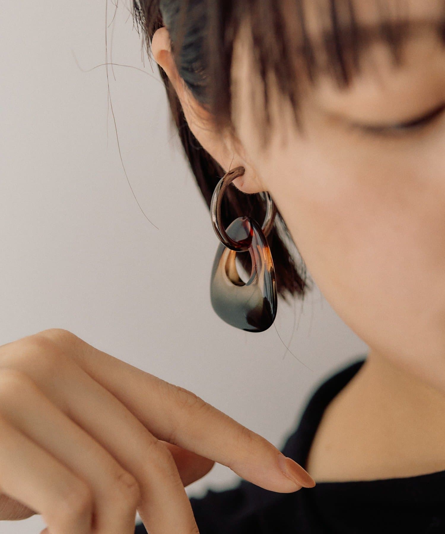 ear PAPILLONNER(イア パピヨネ) 《WEB＆一部店舗限定》コーヒーローストイヤリング
