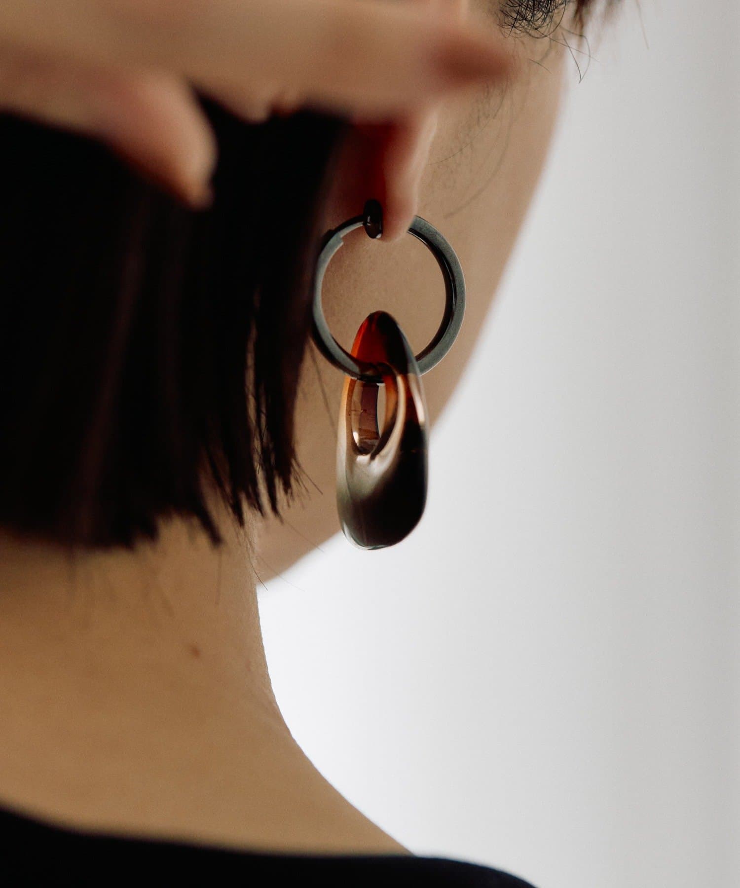 ear PAPILLONNER(イア パピヨネ) 《WEB＆一部店舗限定》コーヒーローストイヤリング