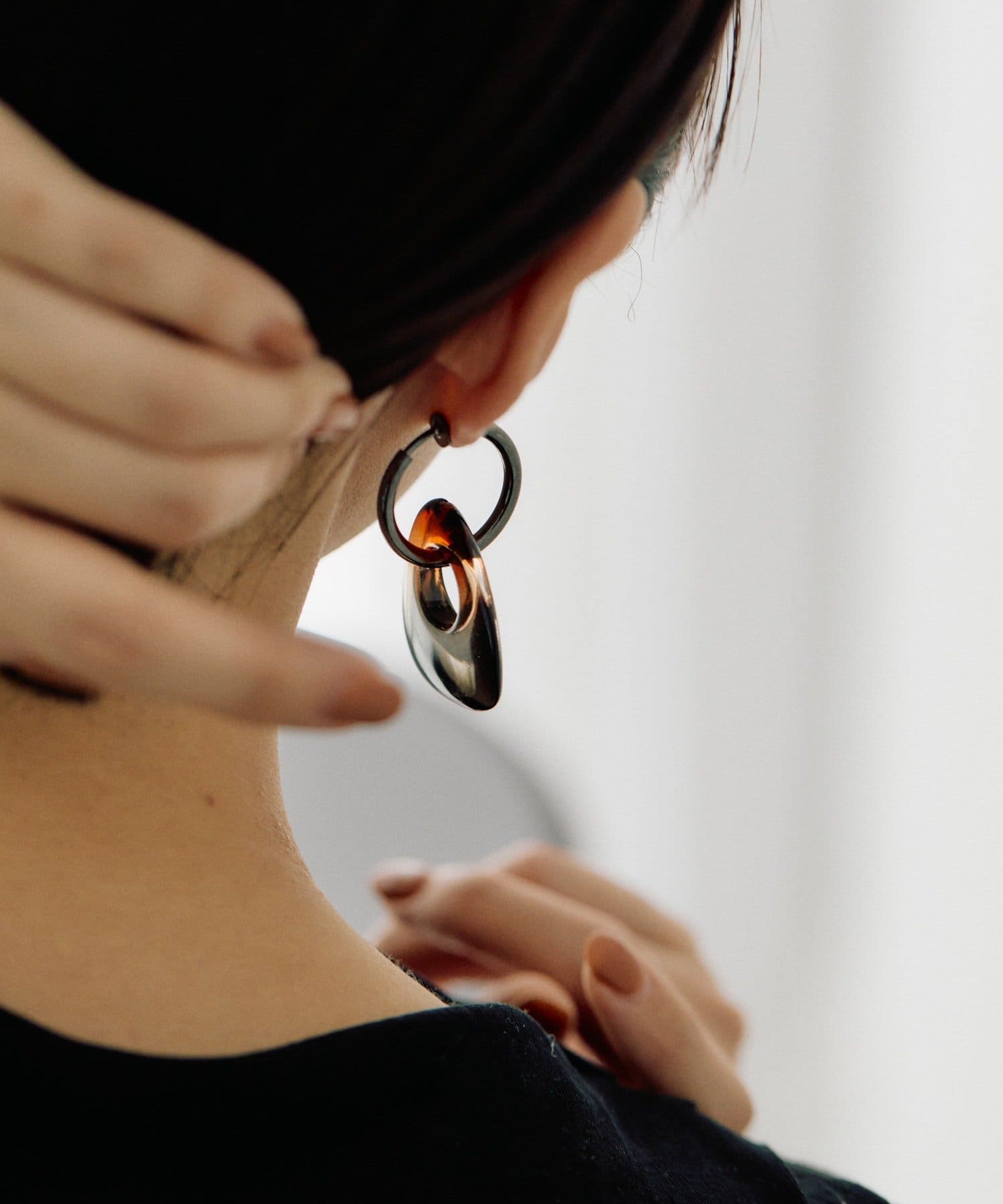 ear PAPILLONNER(イア パピヨネ) 《WEB＆一部店舗限定》コーヒーローストイヤリング