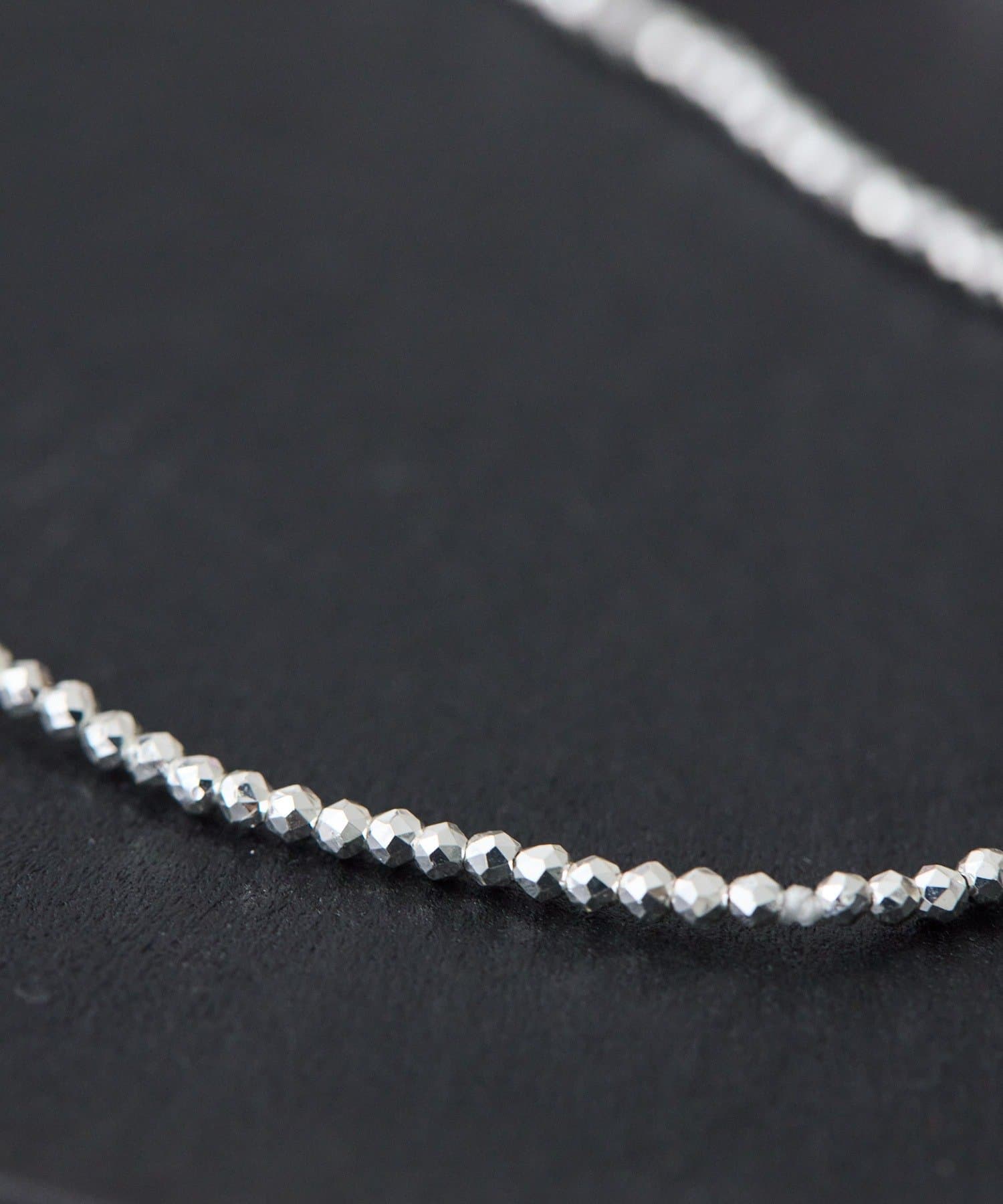  　156　ヘマタイト　ロングチェーン　ネックレス ヘマタイト×シルバーロングネックレス | ear PAPILLONNER(イア