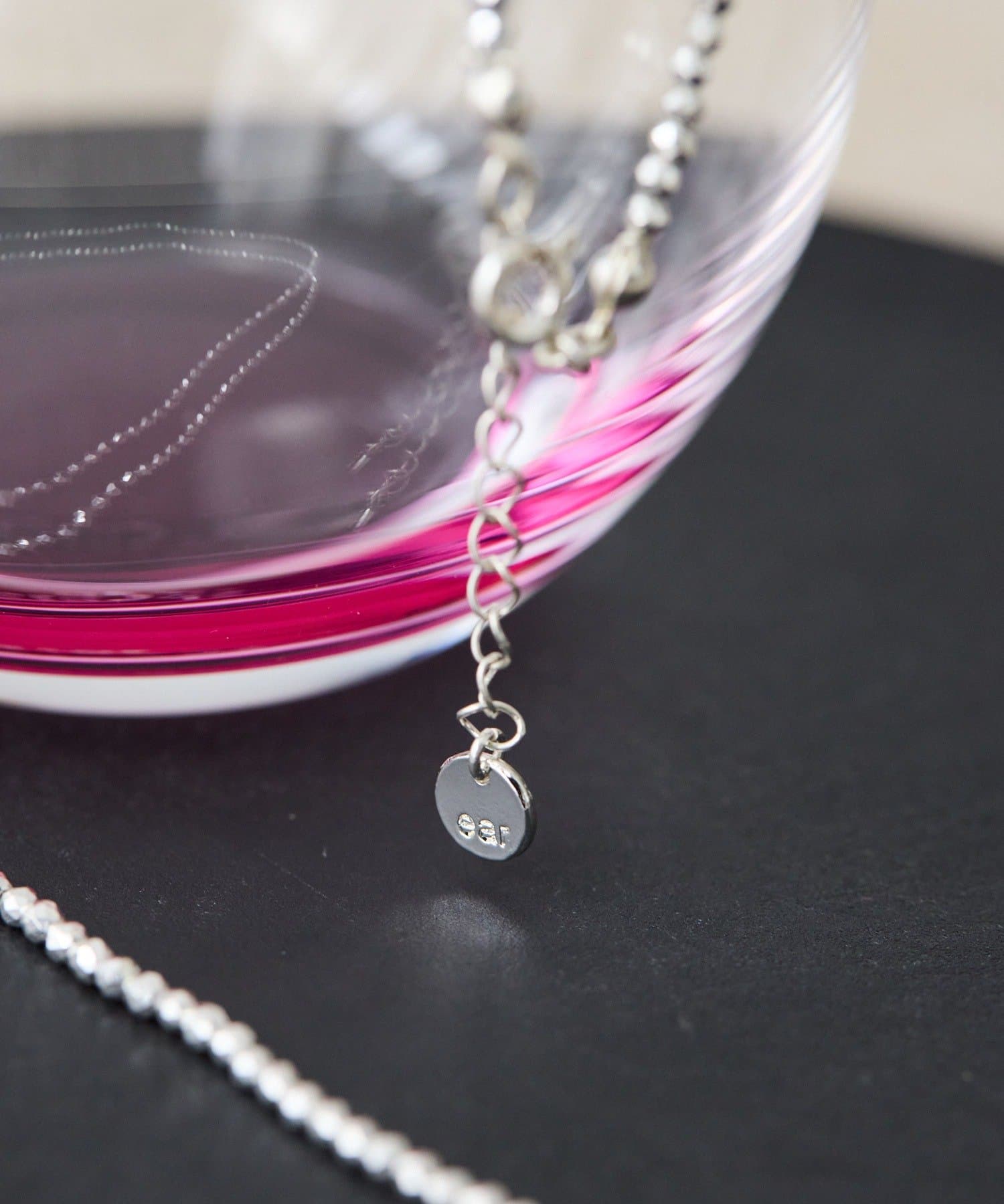  　156　ヘマタイト　ロングチェーン　ネックレス ヘマタイト×シルバーロングネックレス | ear PAPILLONNER(イア