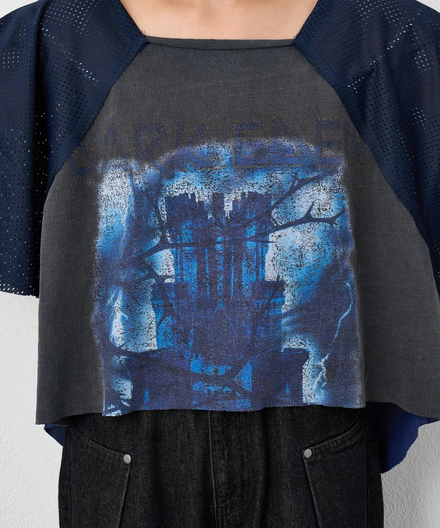 CIAOPANIC TYPY(チャオパニックティピー) etsintaリメイクメッシュフレアtee