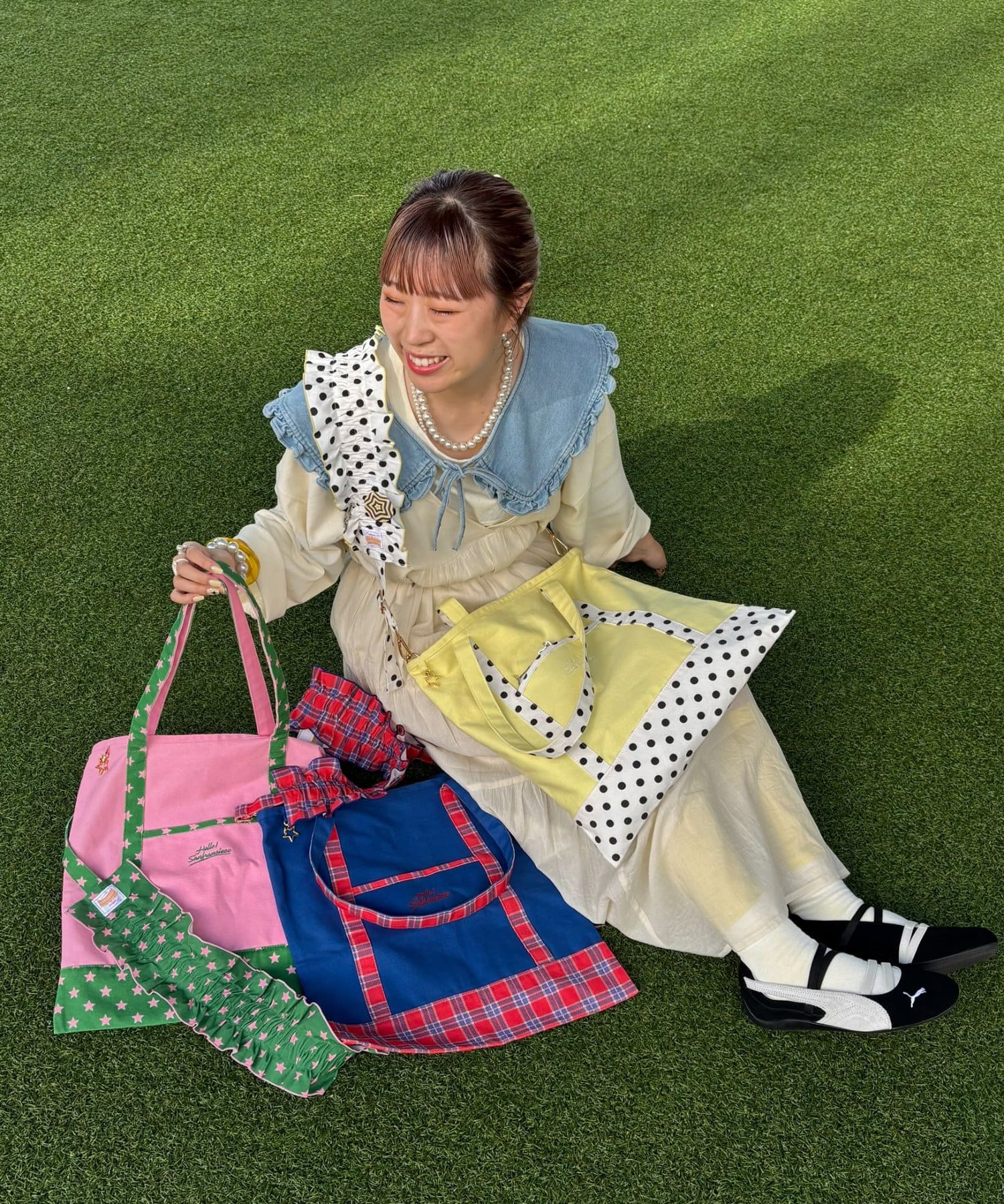 ロコモコページ momo企画)【HELLO.SANFRANCISCO】スマホショルダー付き推し活