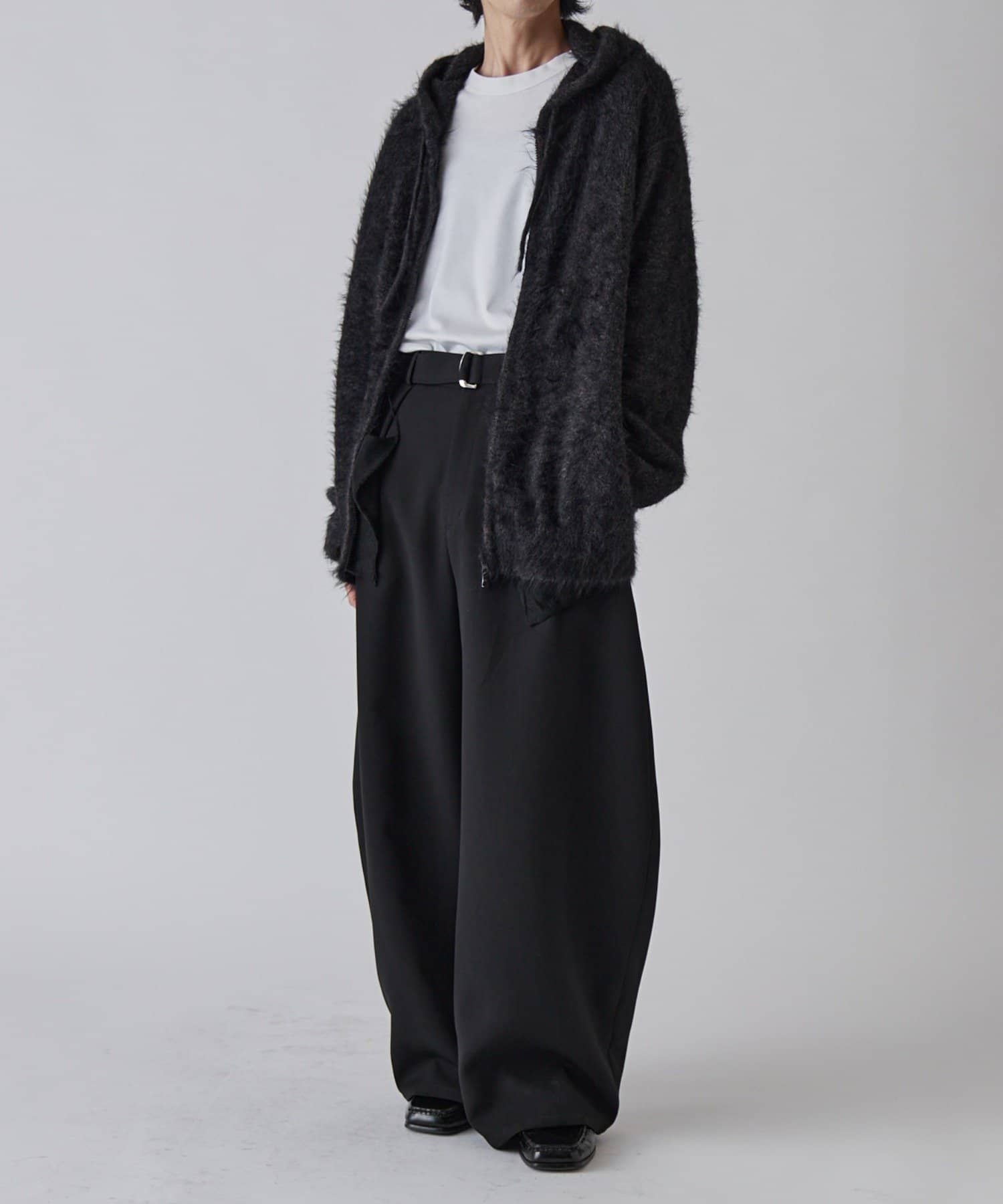 Lui's(ルイス) MIXシャギージップフーディ