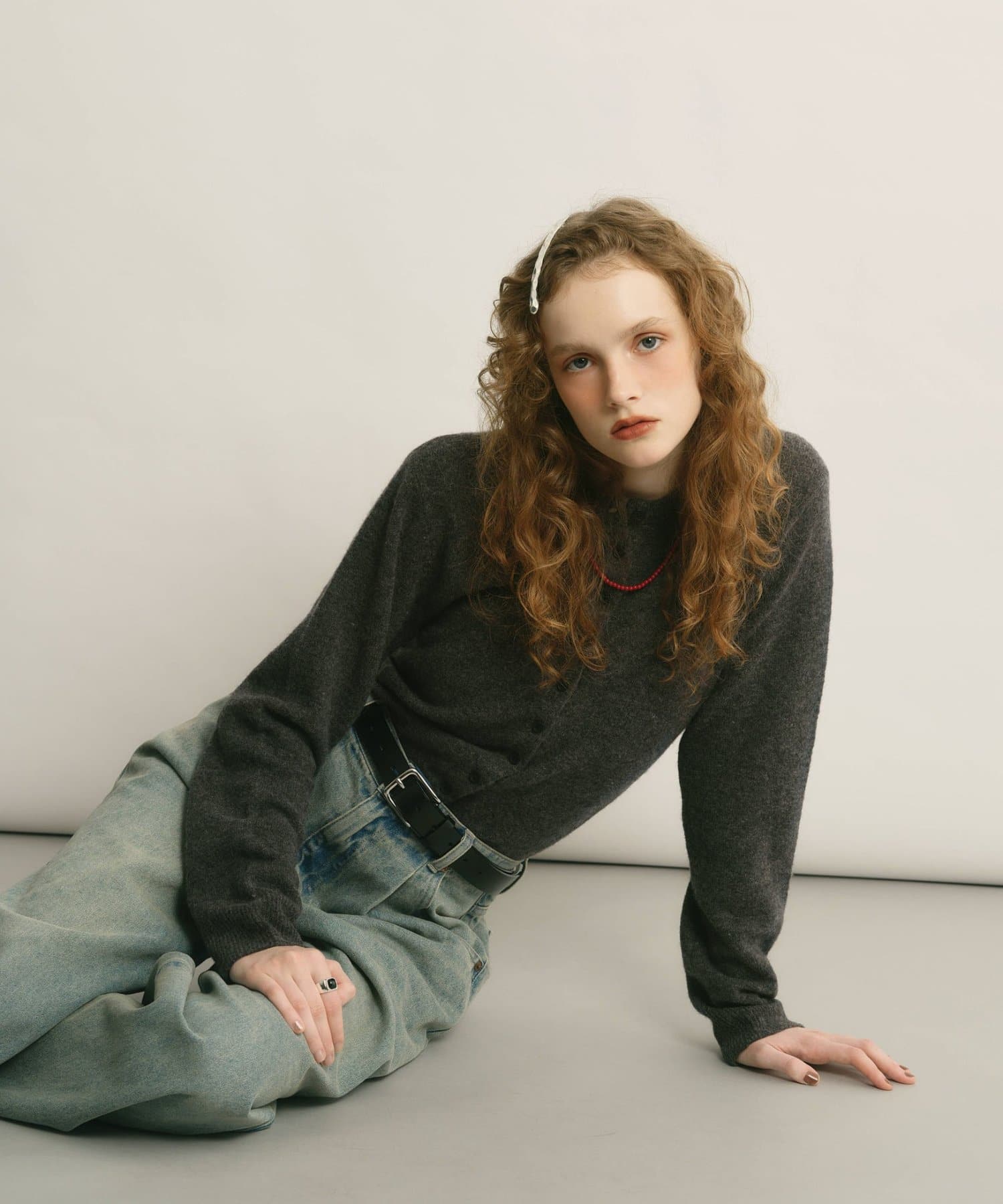 DISCOAT(ディスコート) 【amulle by DISCOAT】ニュアンスバックルレザーベルト