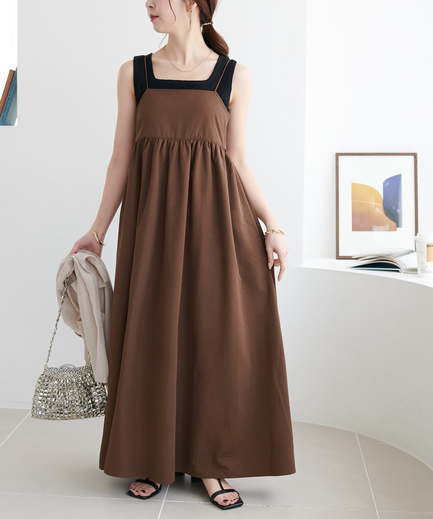 SS先行予約/WEB限定】ボリュームキャミワンピース | DISCOAT(ディス