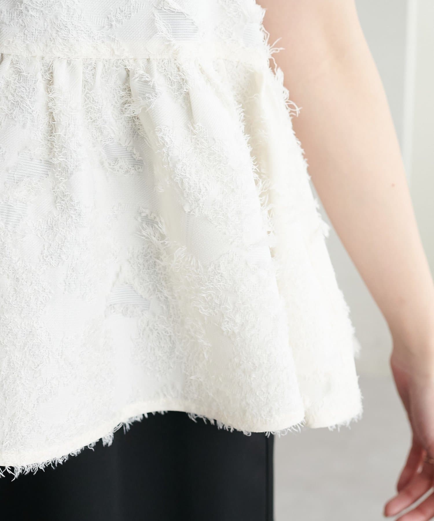 DISCOAT(ディスコート) 【SS先行/WEB限定】ジップフリルベスト