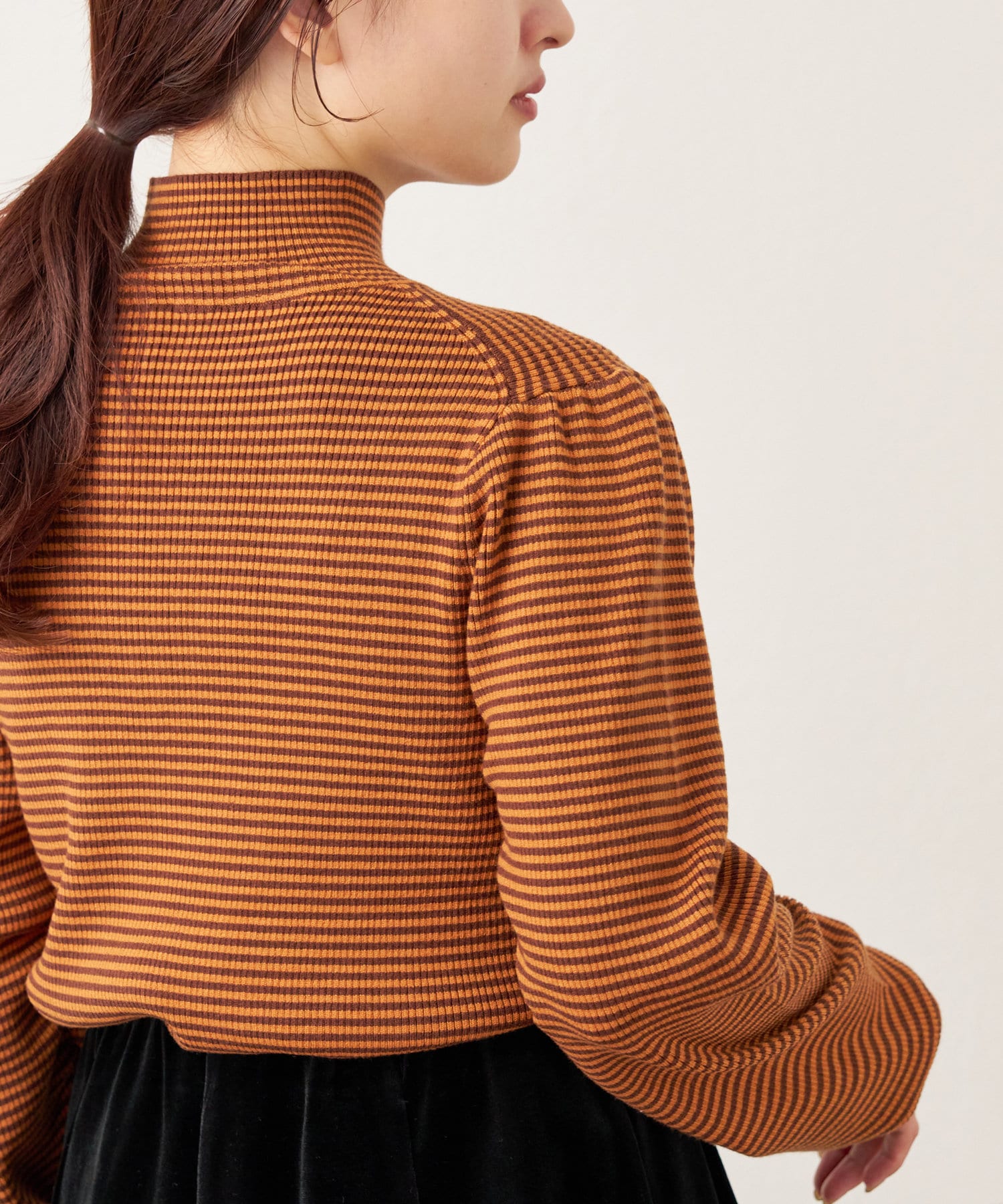 OUTLET(アウトレット) 【Kastane】ハイネックリブニット