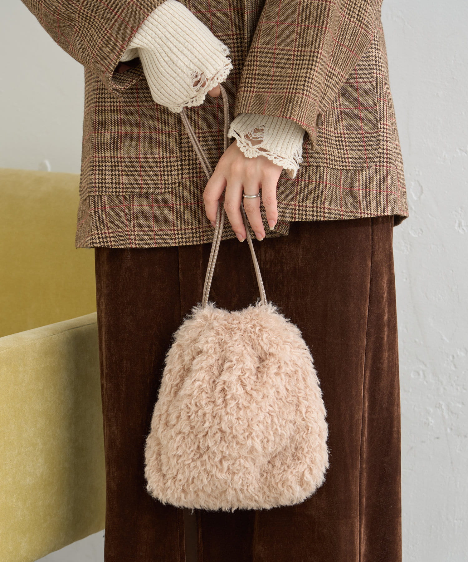 OUTLET(アウトレット) 【Kastane】ファーミニバッグ