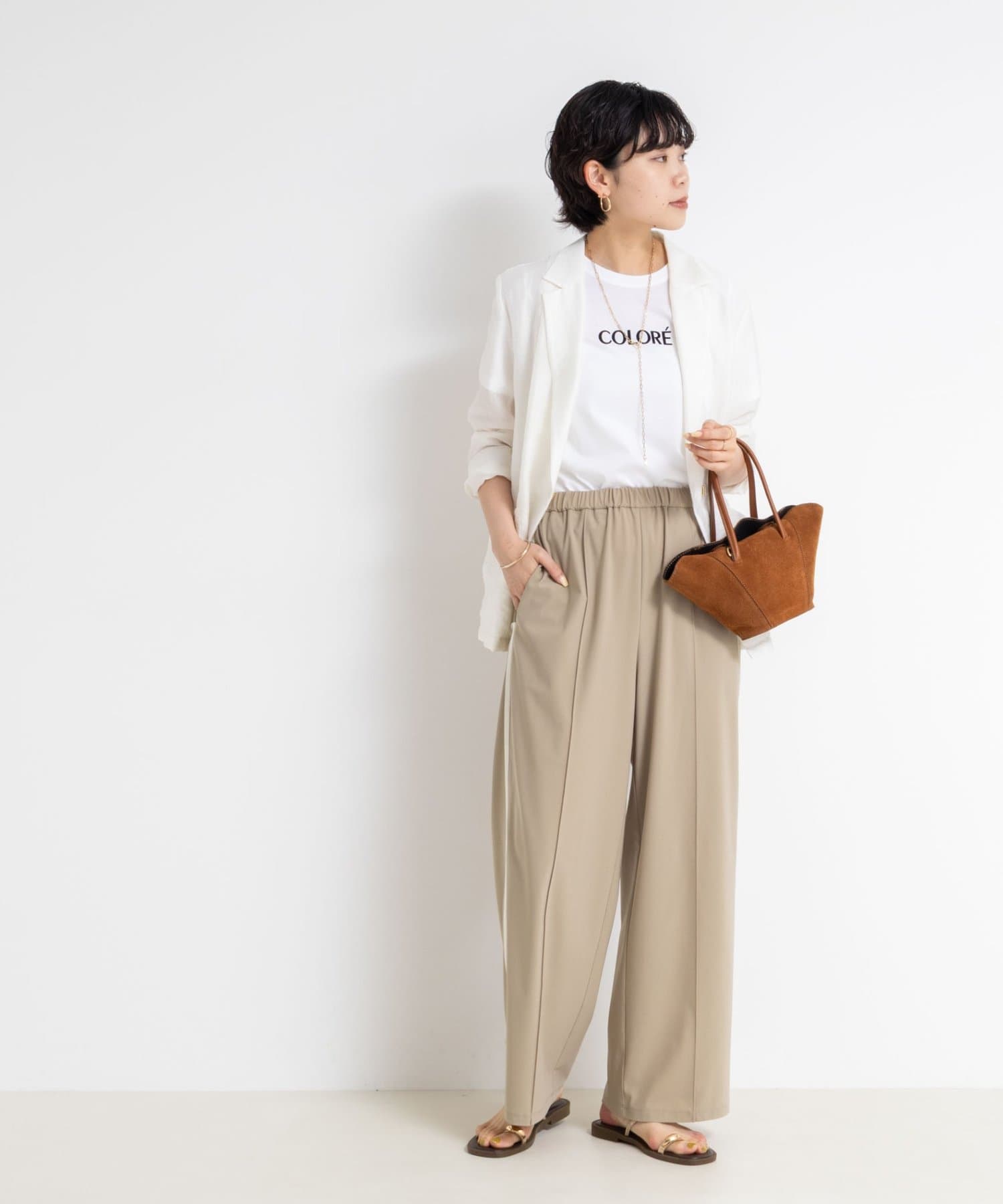 ウォッシャブルサイドライントリコットパンツ ウォッシャブルサイドライントリコットパンツ | NOLLEY'S