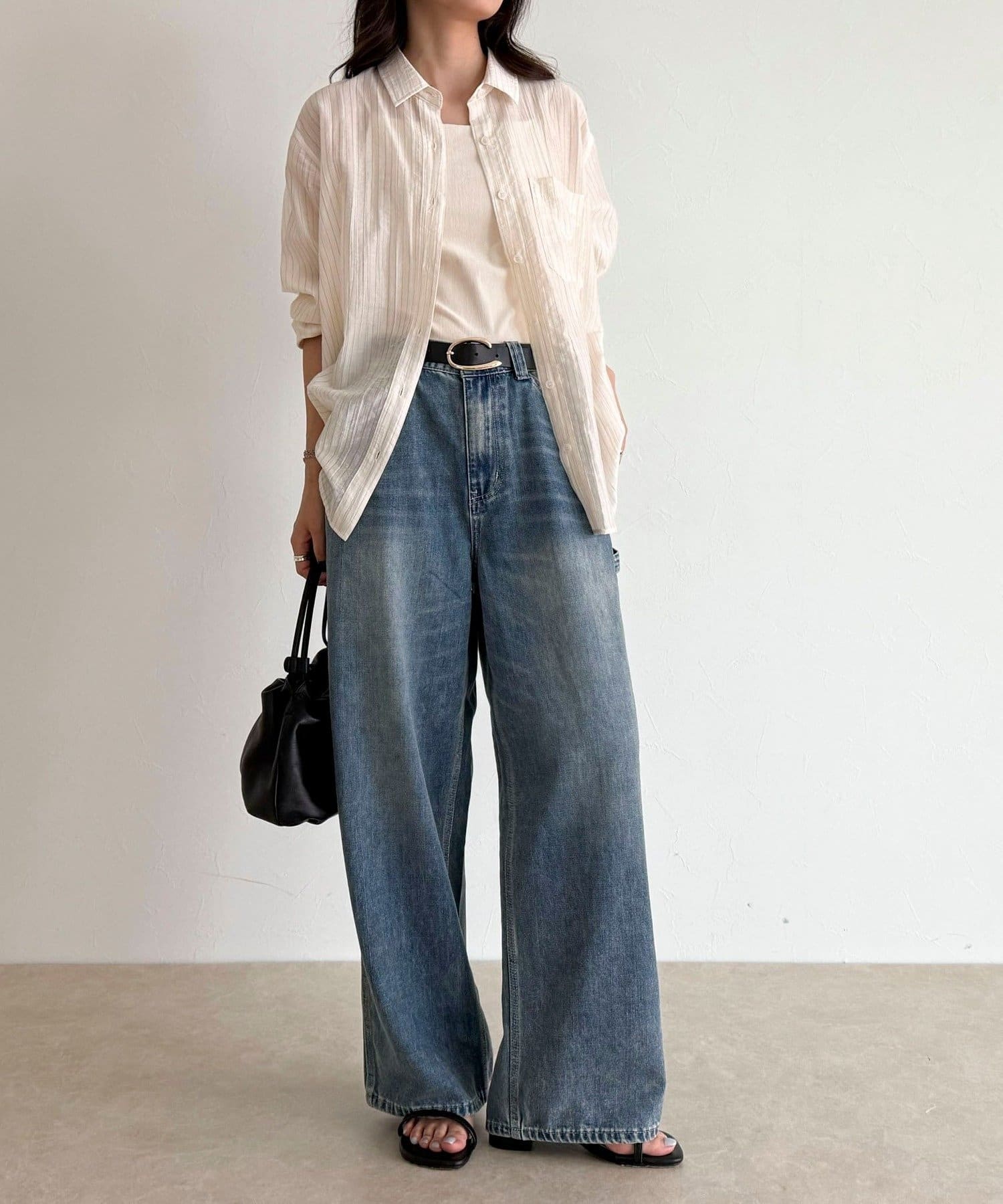 アパルトモン　グッドグリーフ 23AW デニムペインターパンツ グランク GURANK セルヴィッチ ペインターパンツ Selvage