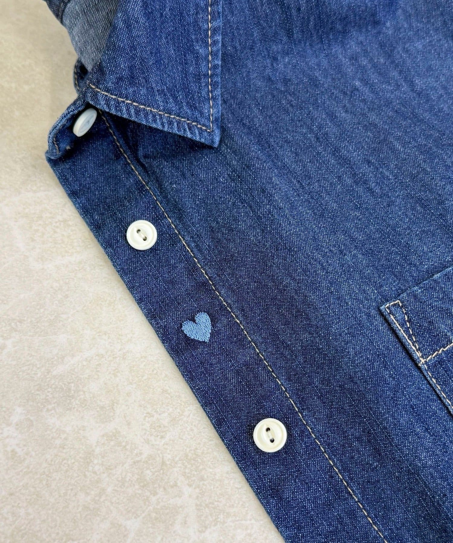 FREDY & GLOSTER(フレディ アンド グロスター) 【大人気リバイバル】FR刺繍デニムシャツ