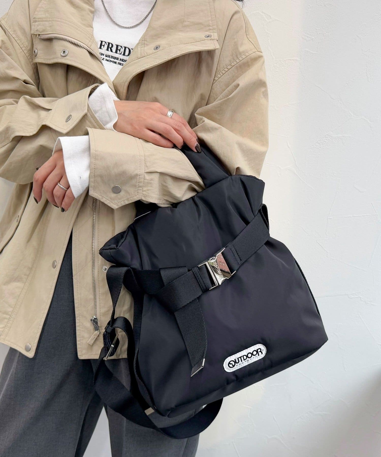FREDY & GLOSTER(フレディ アンド グロスター) 【OUTDOOR PRODUCTSアウトドアプロダクツ】2wayベルトトートS