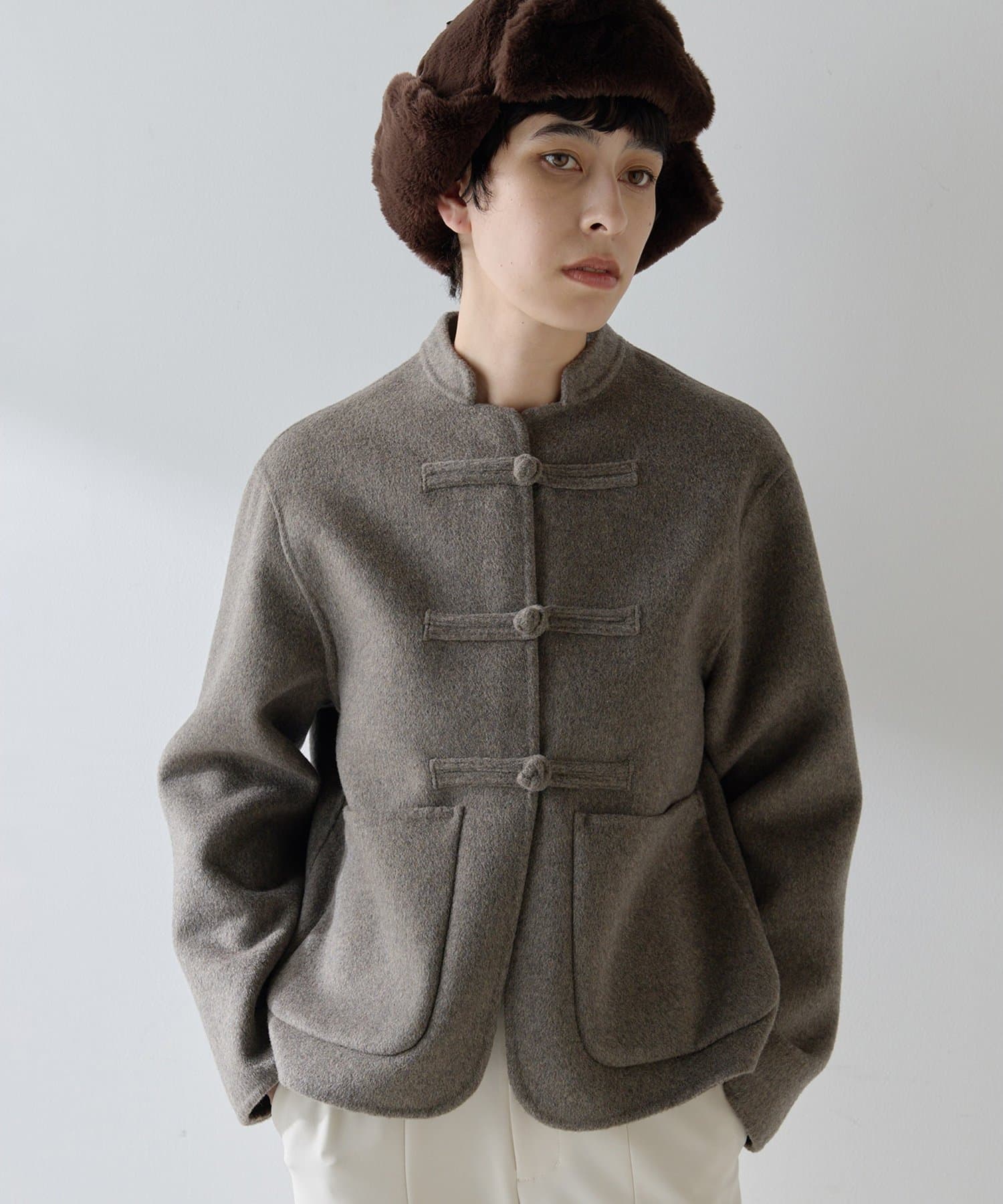 Christian AKS】Wool China Jacket | Whim Gazette(ウィム