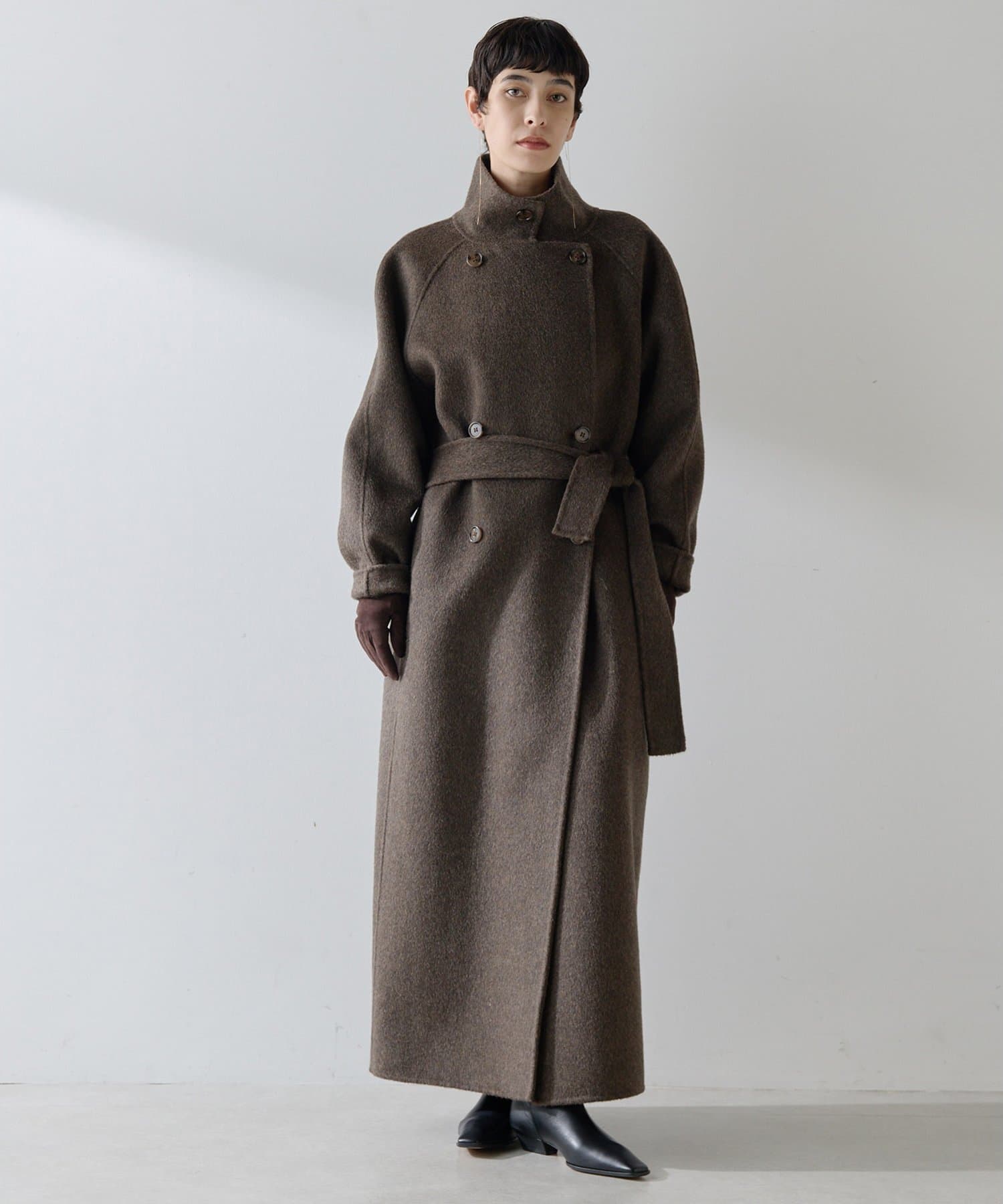 Whim Gazette(ウィム ガゼット) 【Christian AKS】Wool Double Coat
