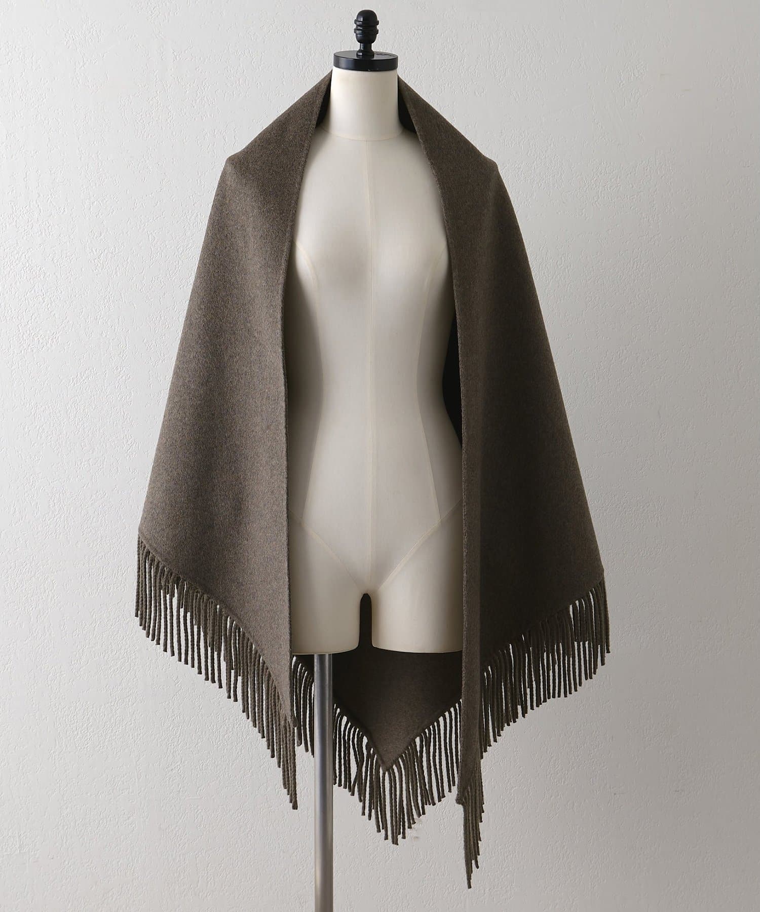 Whim Gazette(ウィム ガゼット) ＜別注カラーあり＞【Christian AKS】Wool Fringe Stole