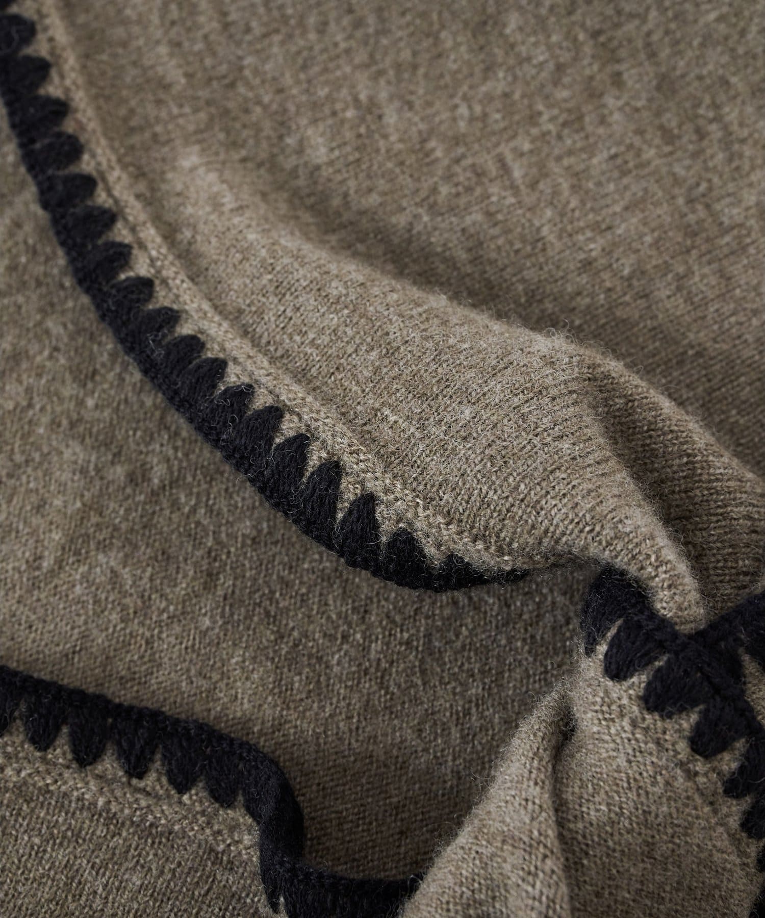 Whim Gazette(ウィム ガゼット) 【Christian AKS】Wool Stitch Stole