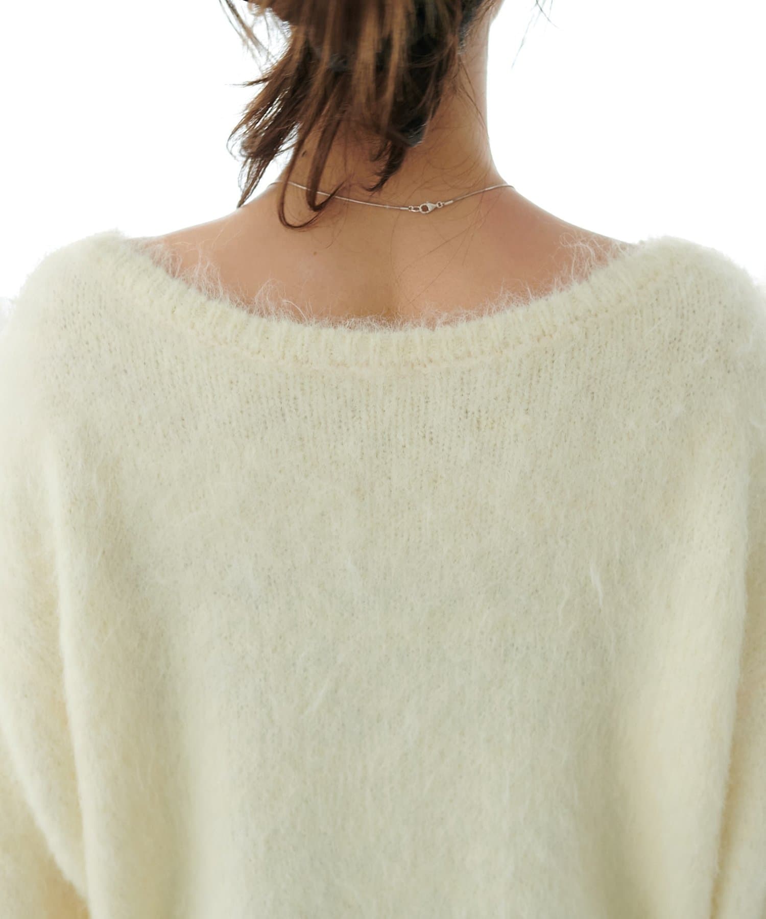 DISCOAT(ディスコート) ふわふわワンショルシャギープルオーバー