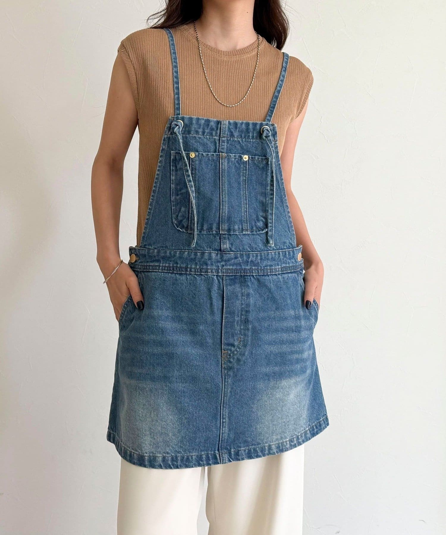 FREDY & GLOSTER(フレディ アンド グロスター) デニムサロペットチュニック