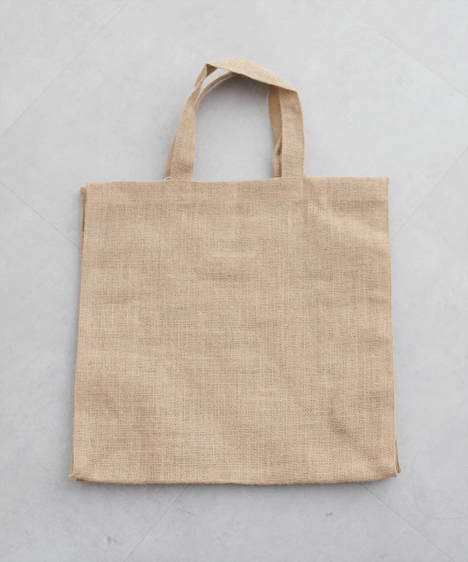 NICE CLAUP / OLIVE des OLIVE OUTLET(ナイスクラップ  / オリーブ デ オリーブ アウトレット) 【natural couture】ロゴ入りジュートバッグ