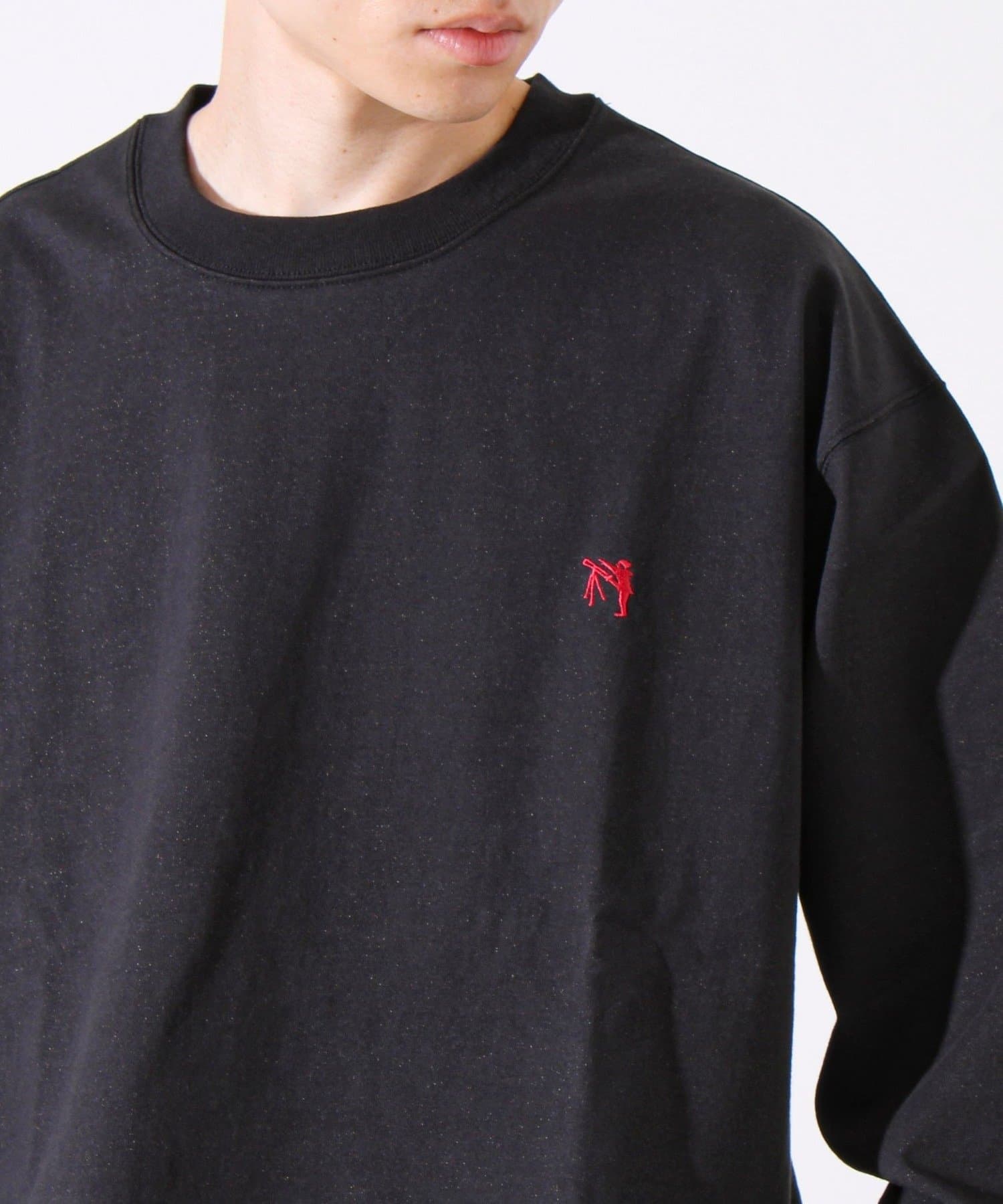 FREDY & GLOSTER(フレディ アンド グロスター) 【夏の大ヒットが秋仕様で登場】【BOY刺繍】裏グラデーション 天竺ロンT