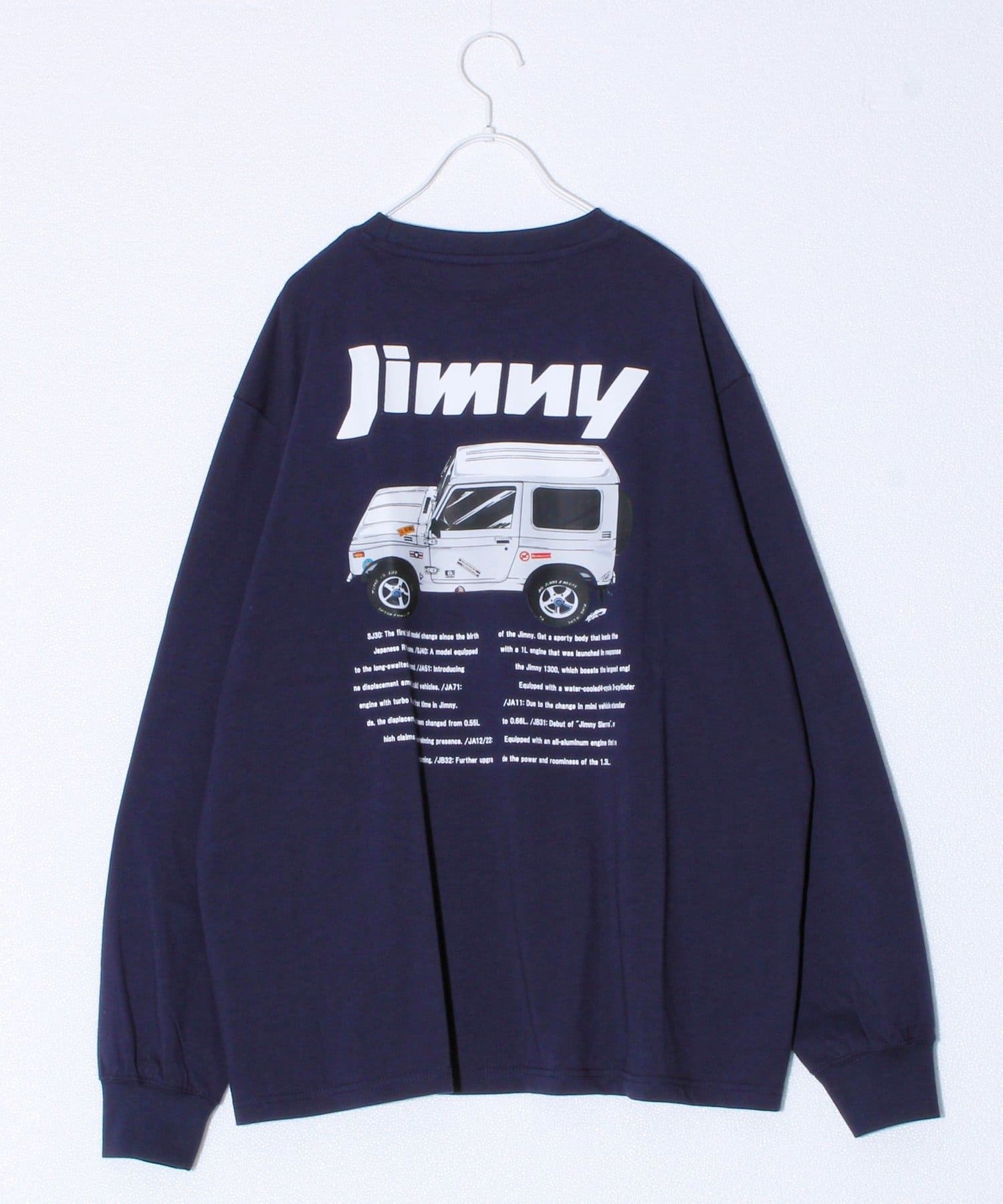 FREDY & GLOSTER(フレディ アンド グロスター) 【ロングセラーコラボ】ジムニー×GLOSTER 長袖プリントTシャツ